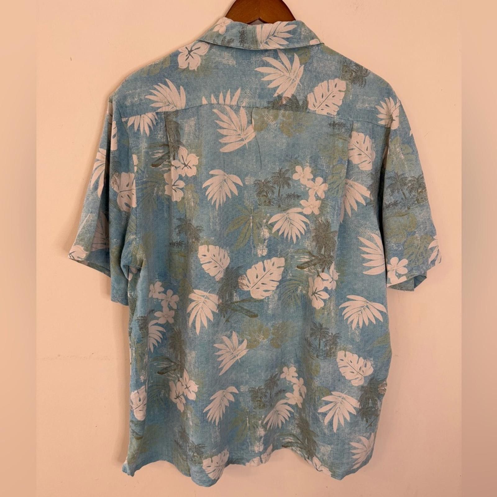 Other Bahama Bay Club Blue Floral Hawaiian Short Sleeve Shirt XL Size US XL / EU 56 / 4 - 2 Thumbnail