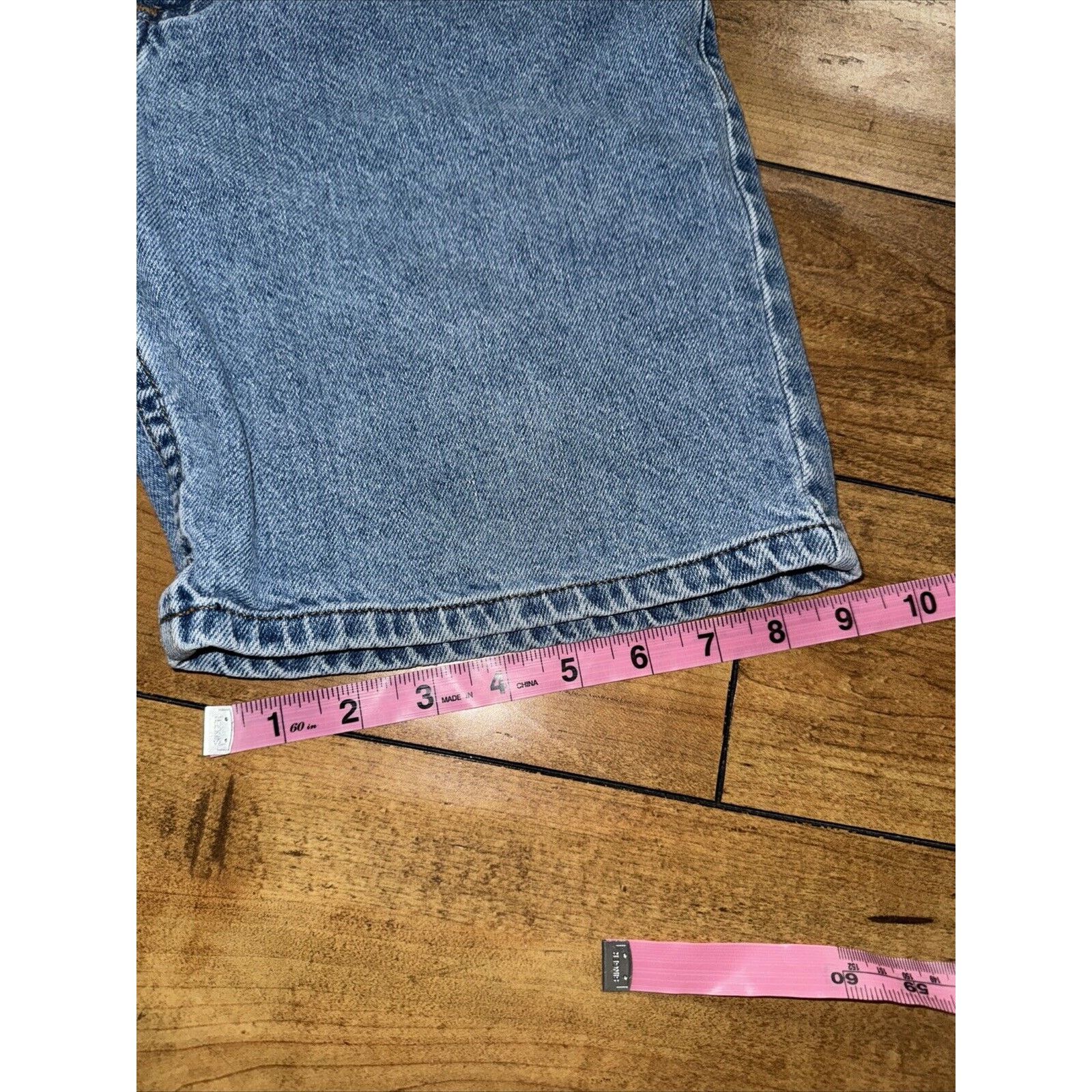 Ralph Lauren × Vintage Ralph Lauren Denim Shorts Blue Size 14 24 In Waistband Size 24" / US 00 / IT 34 - 6 Thumbnail
