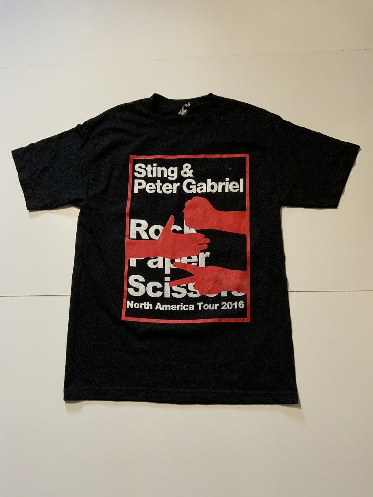 Band Tees Sting Peter Gabriel Rock Paper Scissors Hollywood Bowl Shirt Size US M / EU 48-50 / 2 - 1 Thumbnail