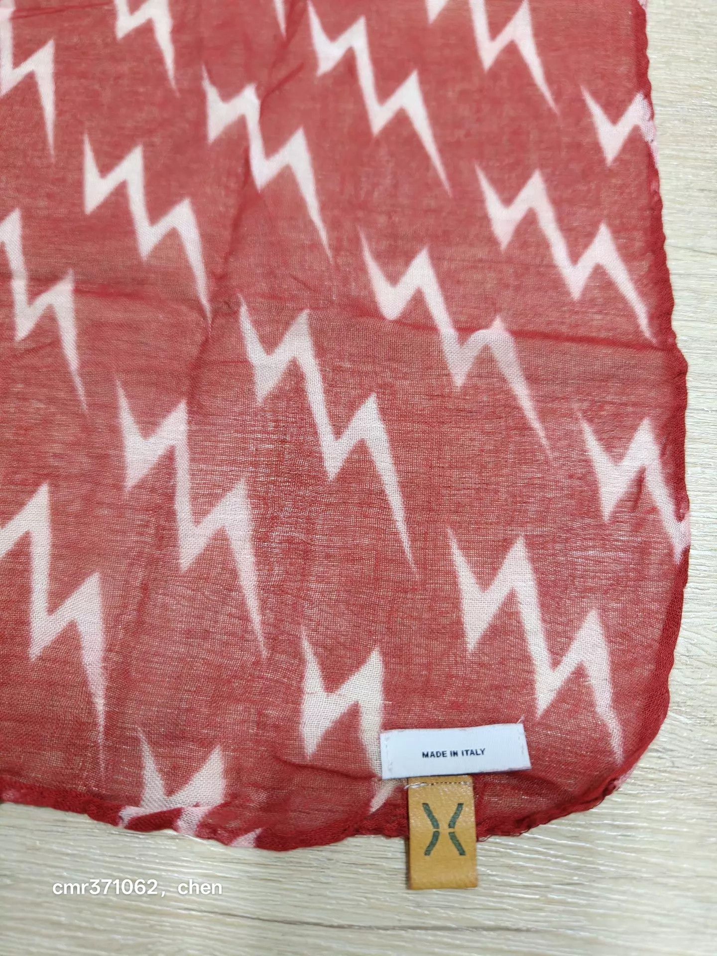 Visvim visvim 17ss lightning stole N.D Resist Italy 54x54 Rare Size ONE SIZE - 5 Thumbnail