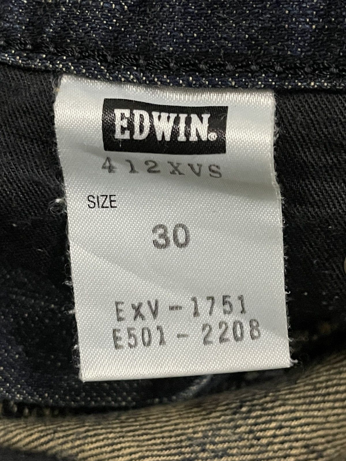Edwin Exclusive Vintage Edwin XVS Blue Wash Style Baggy Jeans Size US 32 / EU 48 - 9 Thumbnail