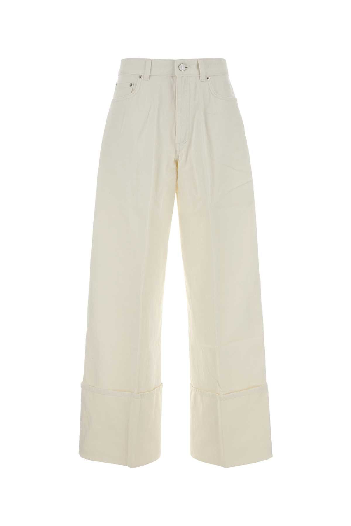Givenchy White Denim Wide-Leg Jeans Size 26" / US 2 / IT 38 - 1 Thumbnail