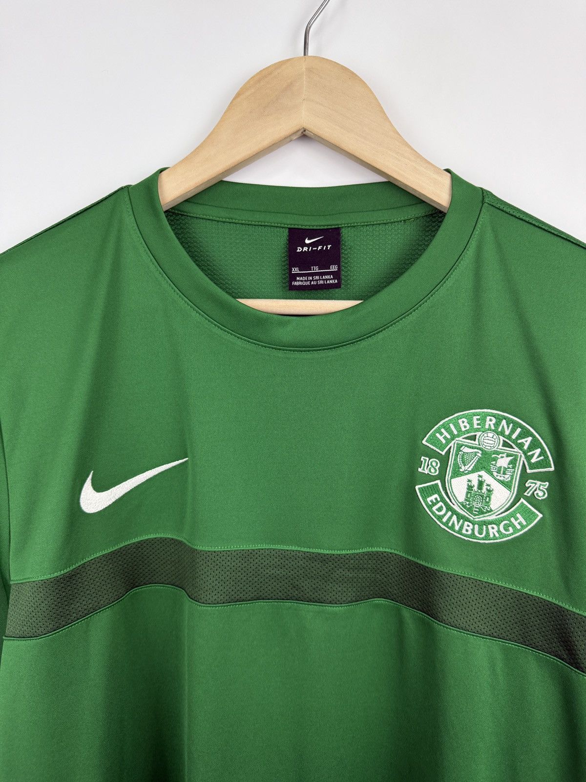 Nike 🏴󠁧󠁢󠁳󠁣󠁴󠁿 2016 Nike Hibernian Edinburg Soccer T-Shirt Retro Rare Size US XXL / EU 58 / 5 - 4 Thumbnail