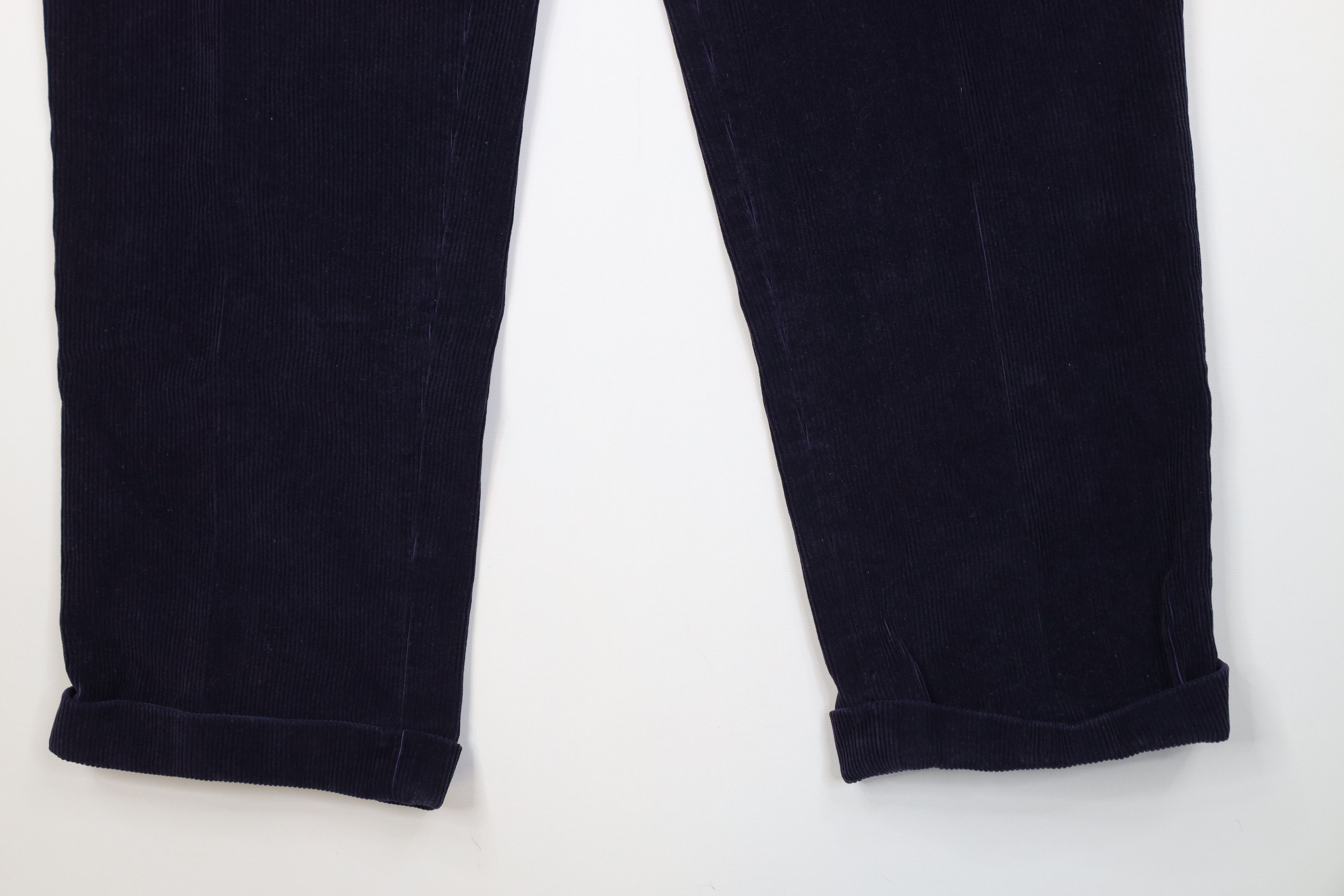 Lands' End Vintage 90s Lands End Heavy Wide Leg Corduroy Chino Pants Size US 36 / EU 52 - 4 Thumbnail