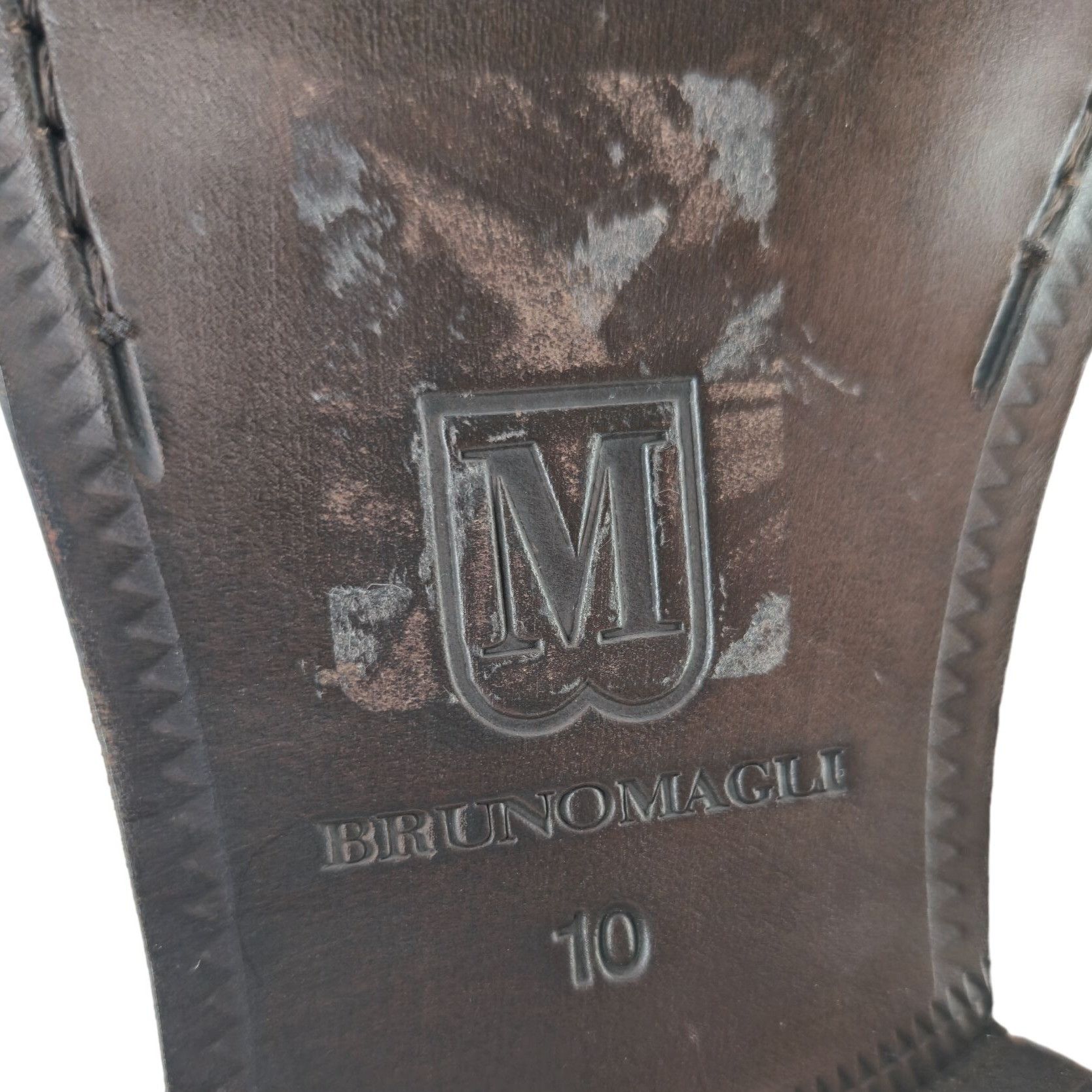 Bruno Magli New Bruno Magli Italy Brown Leather Suede Wingtip Oxfords 10 Size US 10 / EU 43 - 13 Thumbnail