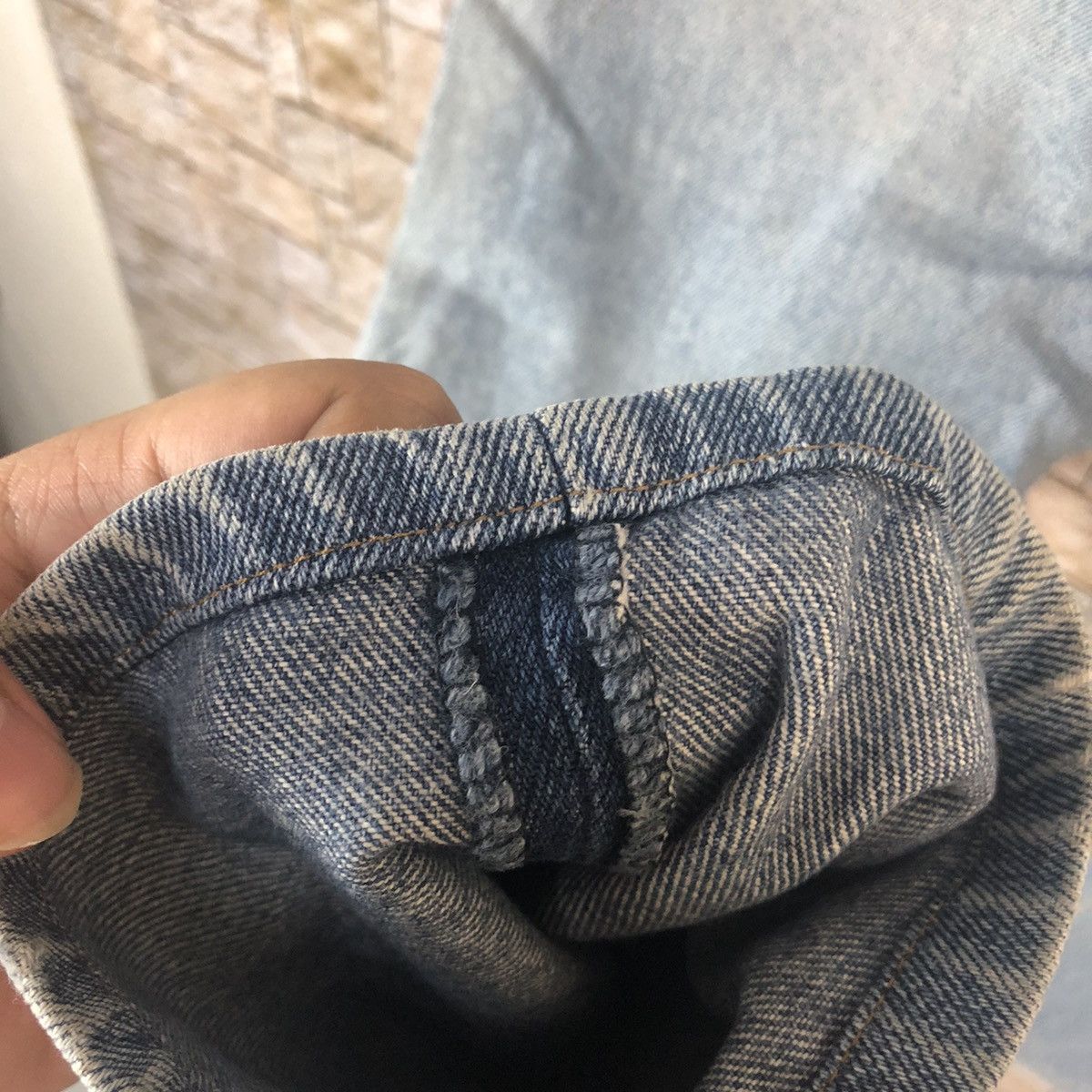 Japanese Brand Cantos vintage Blue Denim Pants #A54 Size US 28 / EU 44 - 11 Thumbnail