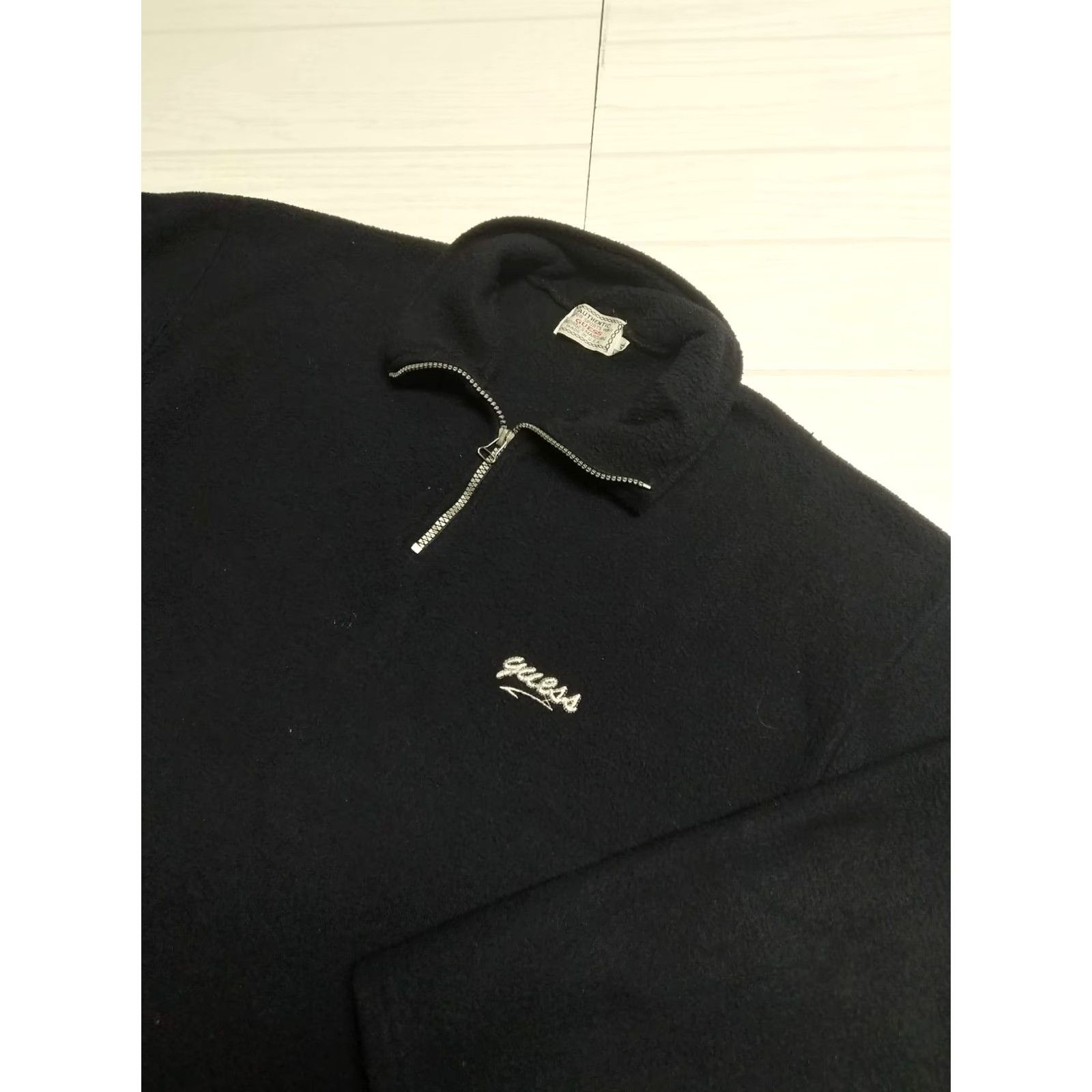 Guess VINTAGE GUESS 1/4 ZIP PULLOVER FLEECE USA MADE NAVY 2XL MEN'S/MENS SWEATER Size US XXL / EU 58 / 5 - 3 Thumbnail