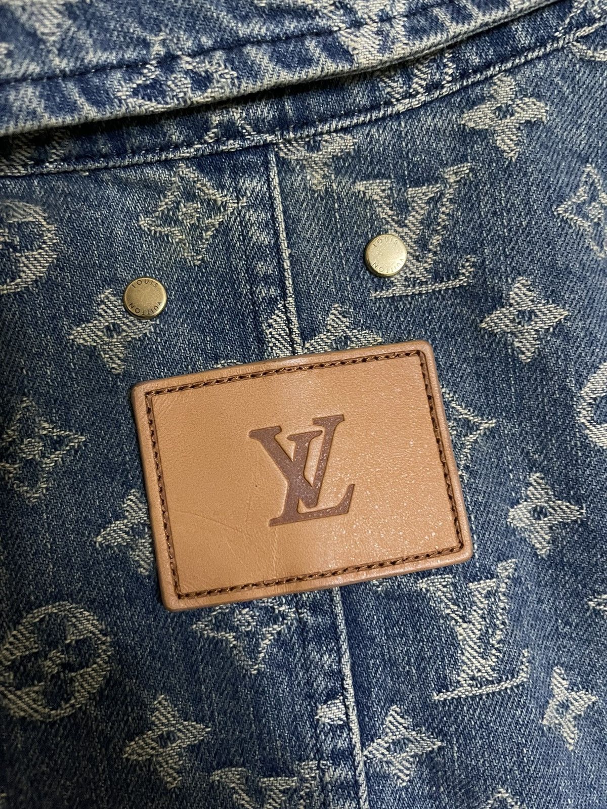 Louis Vuitton × Supreme Supreme Louis Vuitton lv jacquard denim chore coat size 46 Size US S / EU 44-46 / 1 - 8 Thumbnail