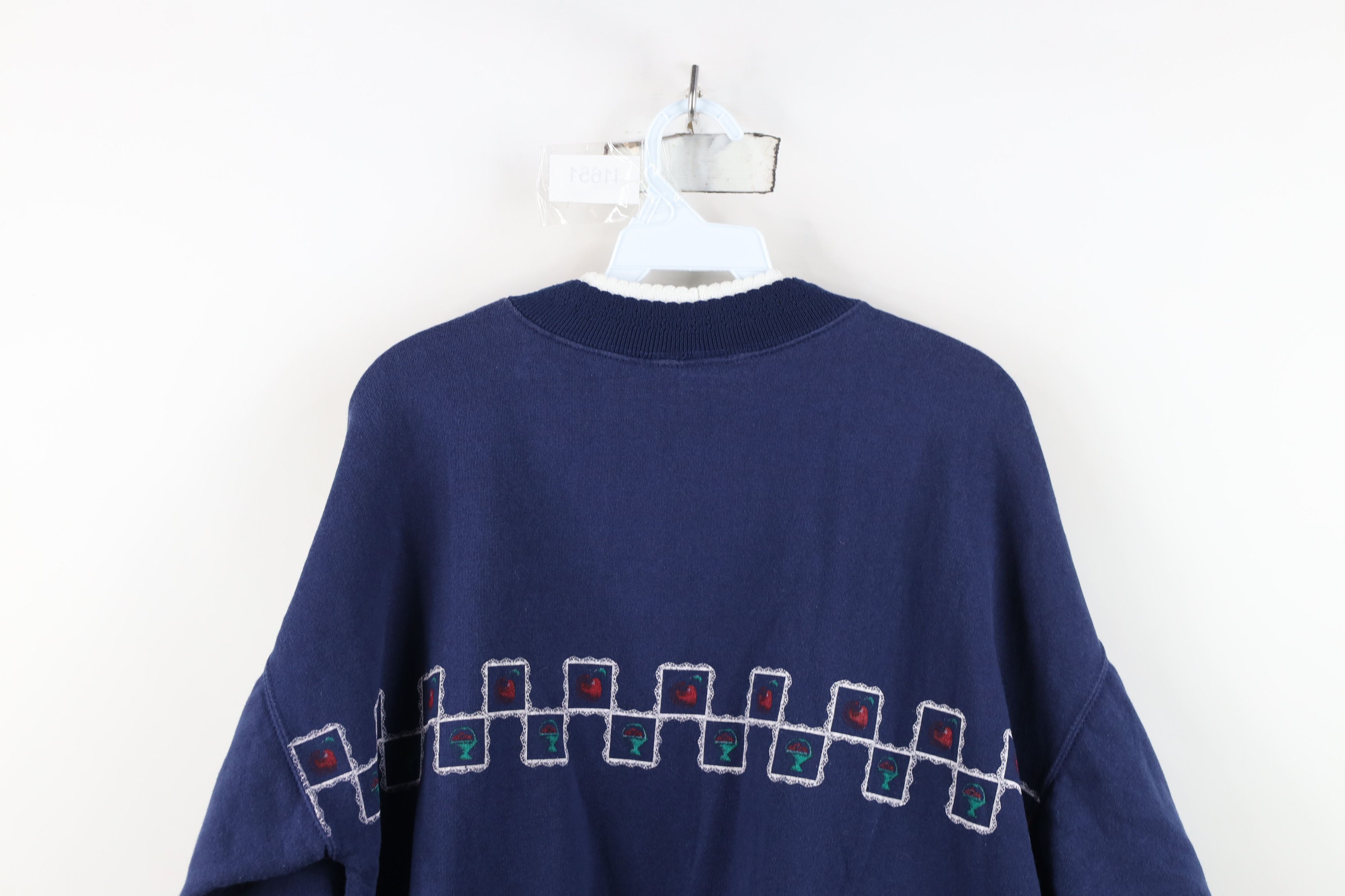 Vintage Vintage 90s Country Apple Vermont Layered Sweatshirt USA Size XL / US 12-14 / IT 48-50 - 14 Thumbnail
