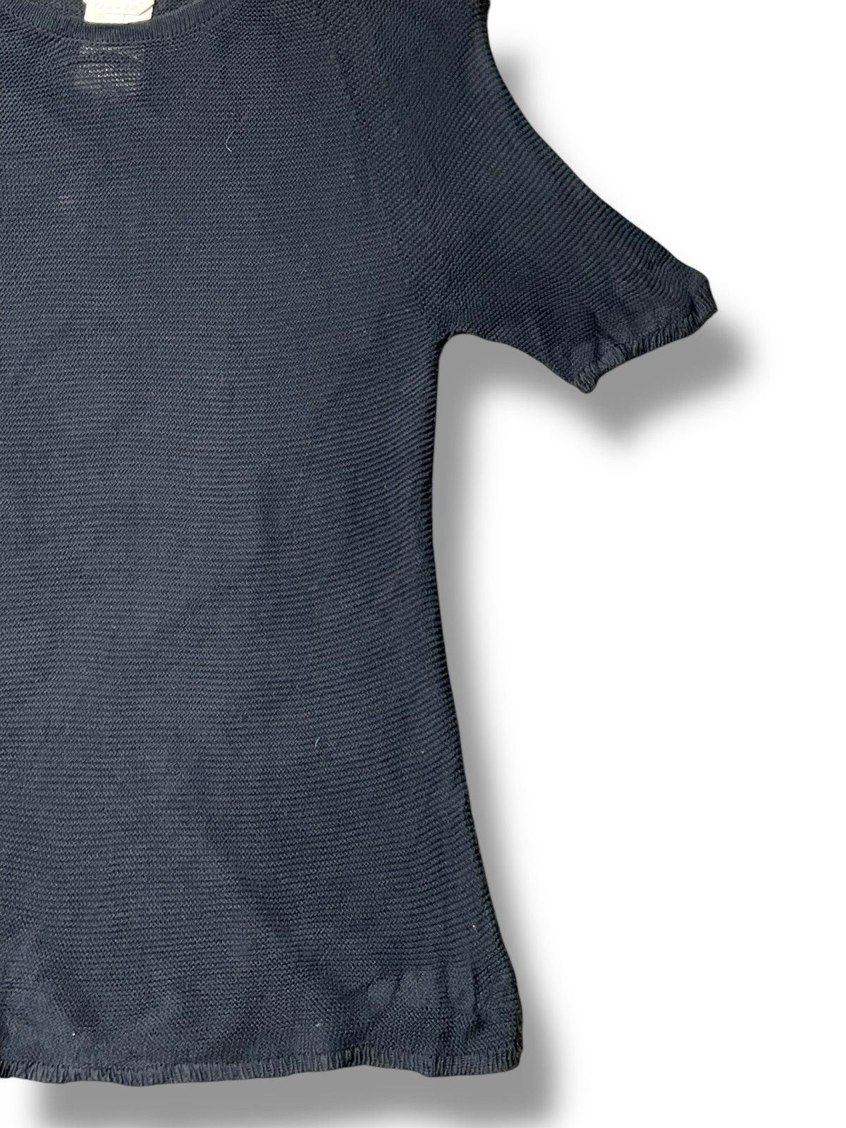 Max Mara × Vintage Maxmara Cashmere & Wool Short Sleeve Jumper (44) Size XS / US 0-2 / IT 36-38 - 3 Thumbnail
