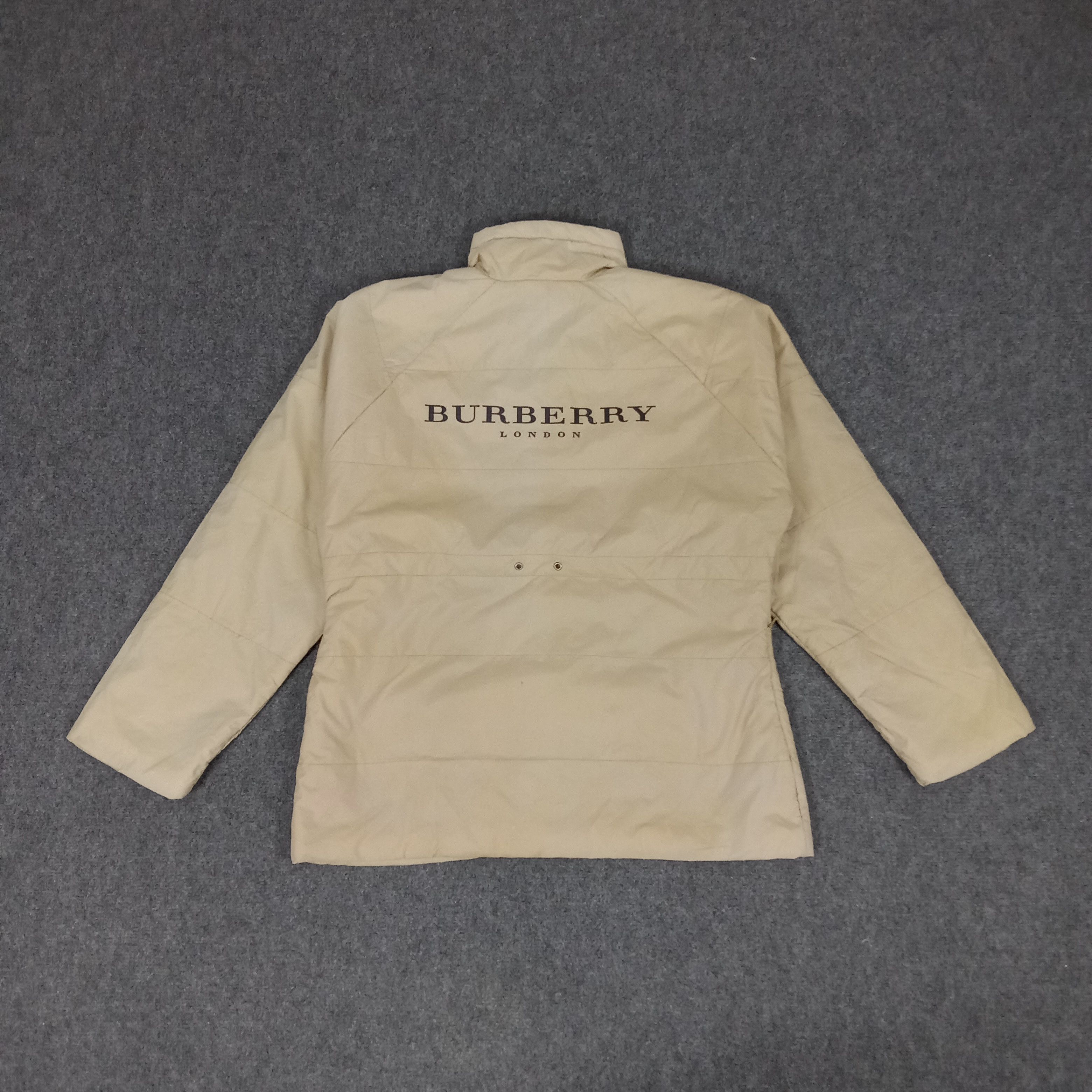 Vintage Italian Designers Burberry London Windbreaker Jacket Size M / US 6-8 / IT 42-44 - 1 Thumbnail