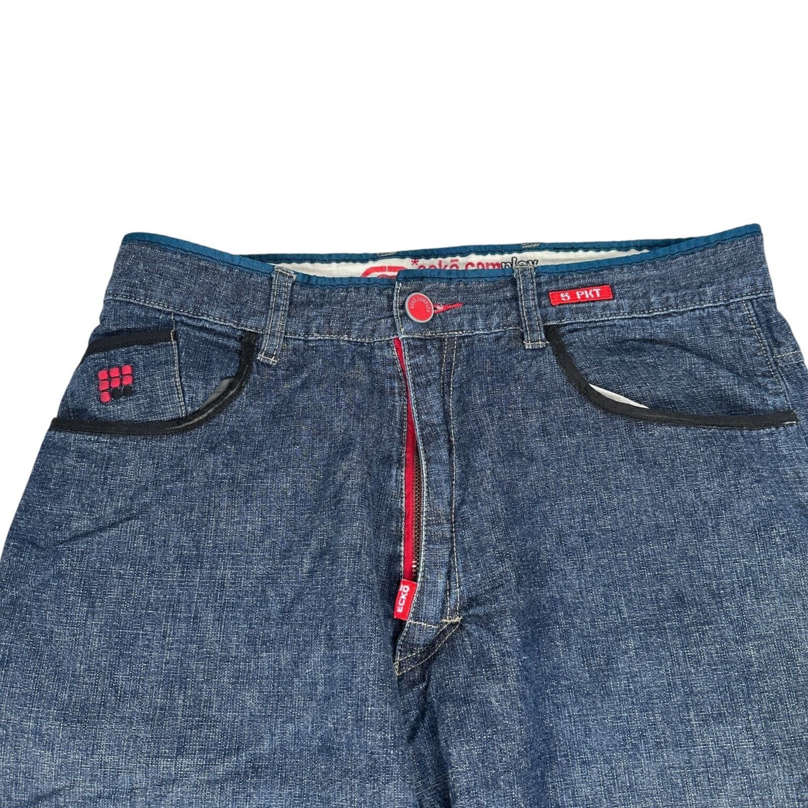 Ecko Unltd. Vintage Ecko Wide Leg Baggy Skater Jeans Mens 34 Blue Y2K Size US 34 / EU 50 - 3 Thumbnail