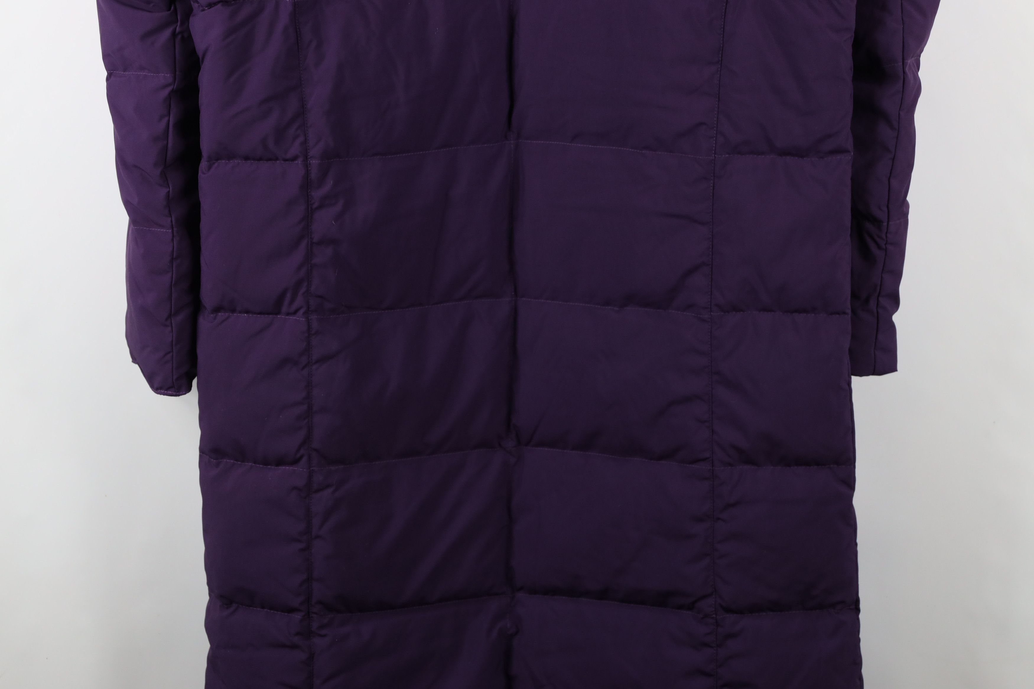 L.L. Bean × Vintage LL Bean Faux Fur Trim Duck Down Full Length Puffer Jacket Size M / US 6-8 / IT 42-44 - 15 Thumbnail
