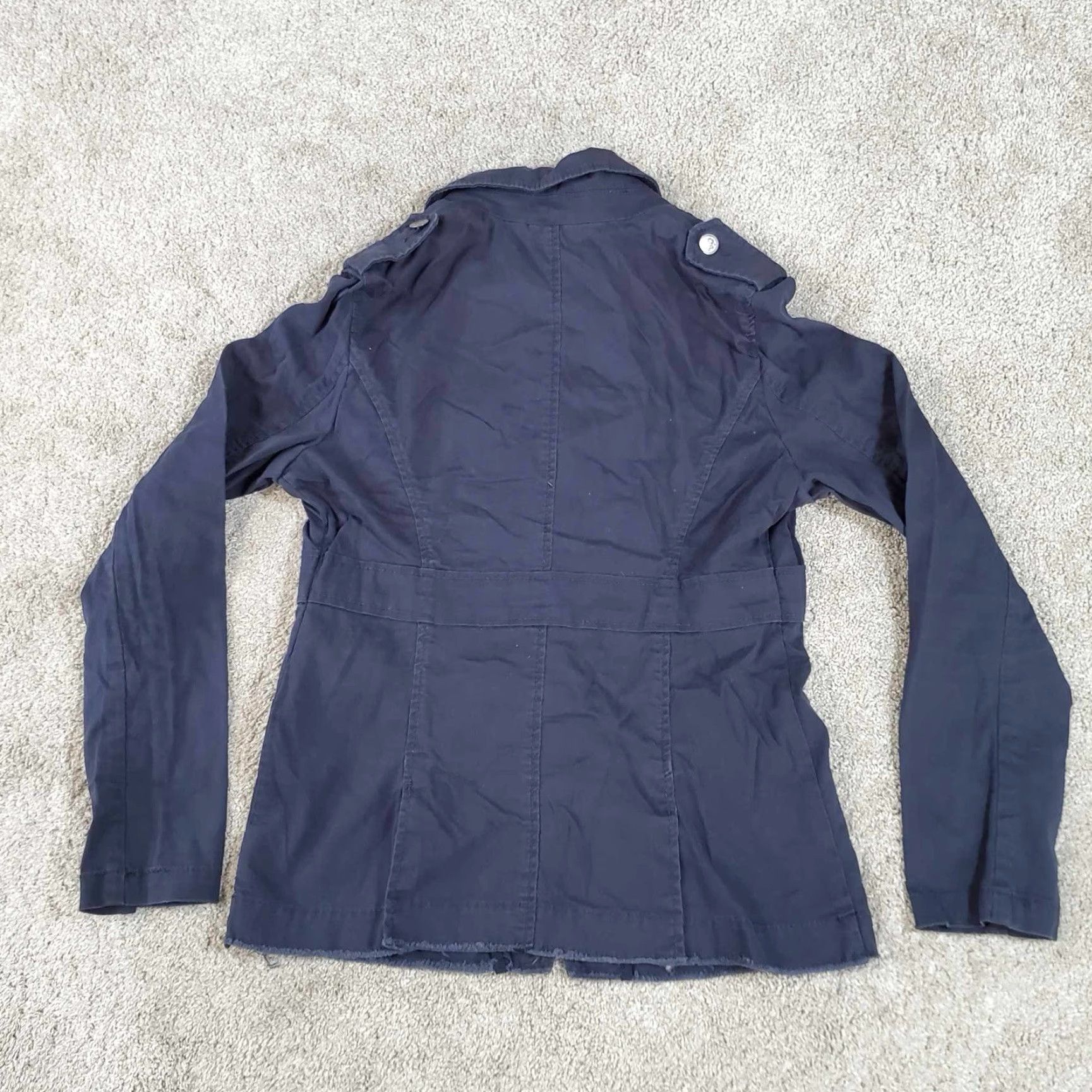 Jessica Simpson VINTAGE Jessica Simpson Jacket Women M Blue Basic Jacket Size M / US 6-8 / IT 42-44 - 4 Thumbnail