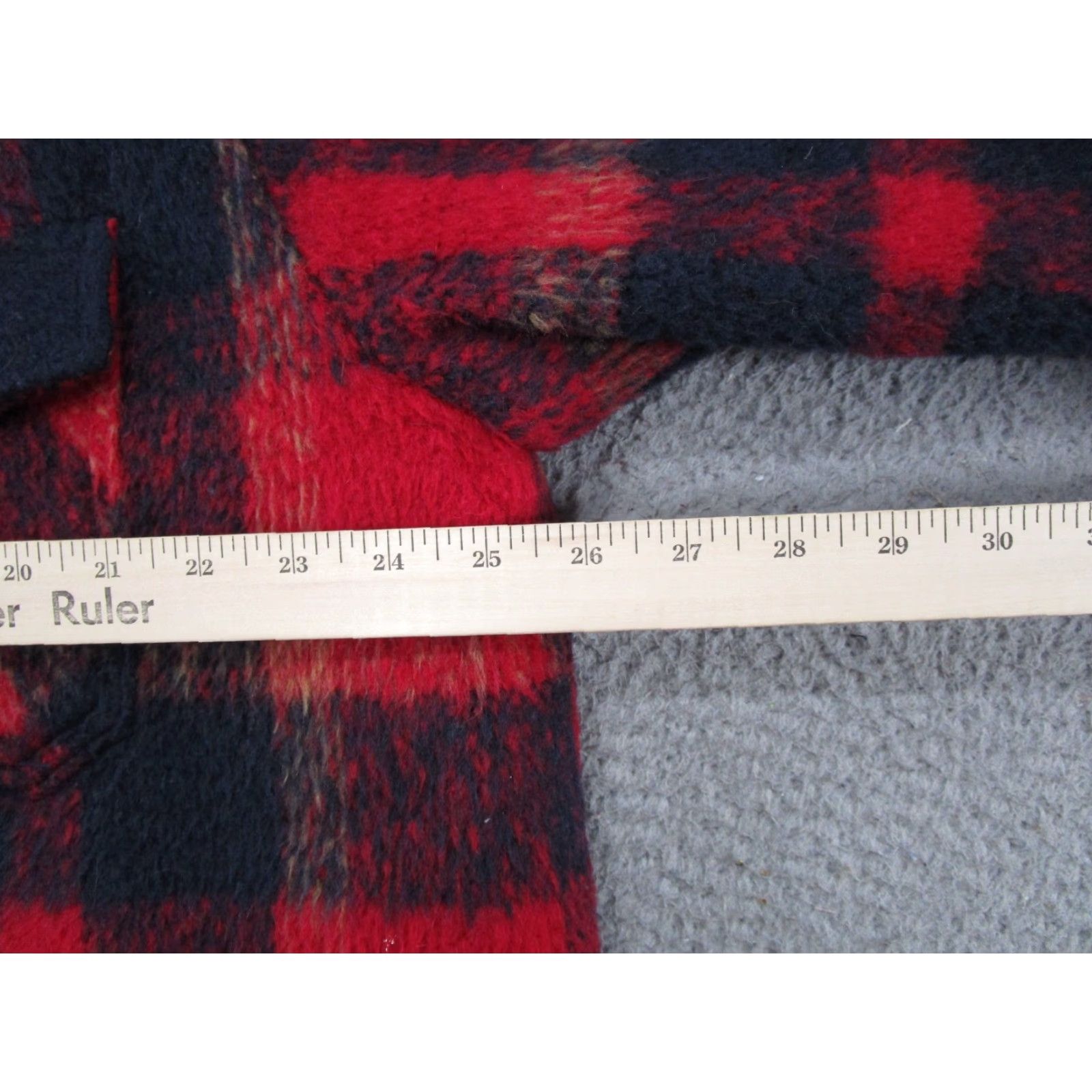 Levi's Levi's Mens Plaid Shirt Jacket XL Lined Pockets Casual FAll Winter Buffalo Red Black Size US XL / EU 56 / 4 - 7 Thumbnail