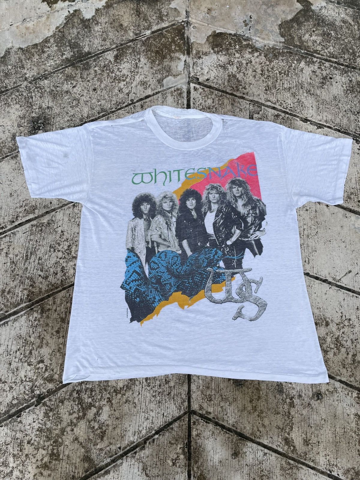 Vintage Whitesnakee Size US XXL / EU 58 / 5 - 1 Thumbnail