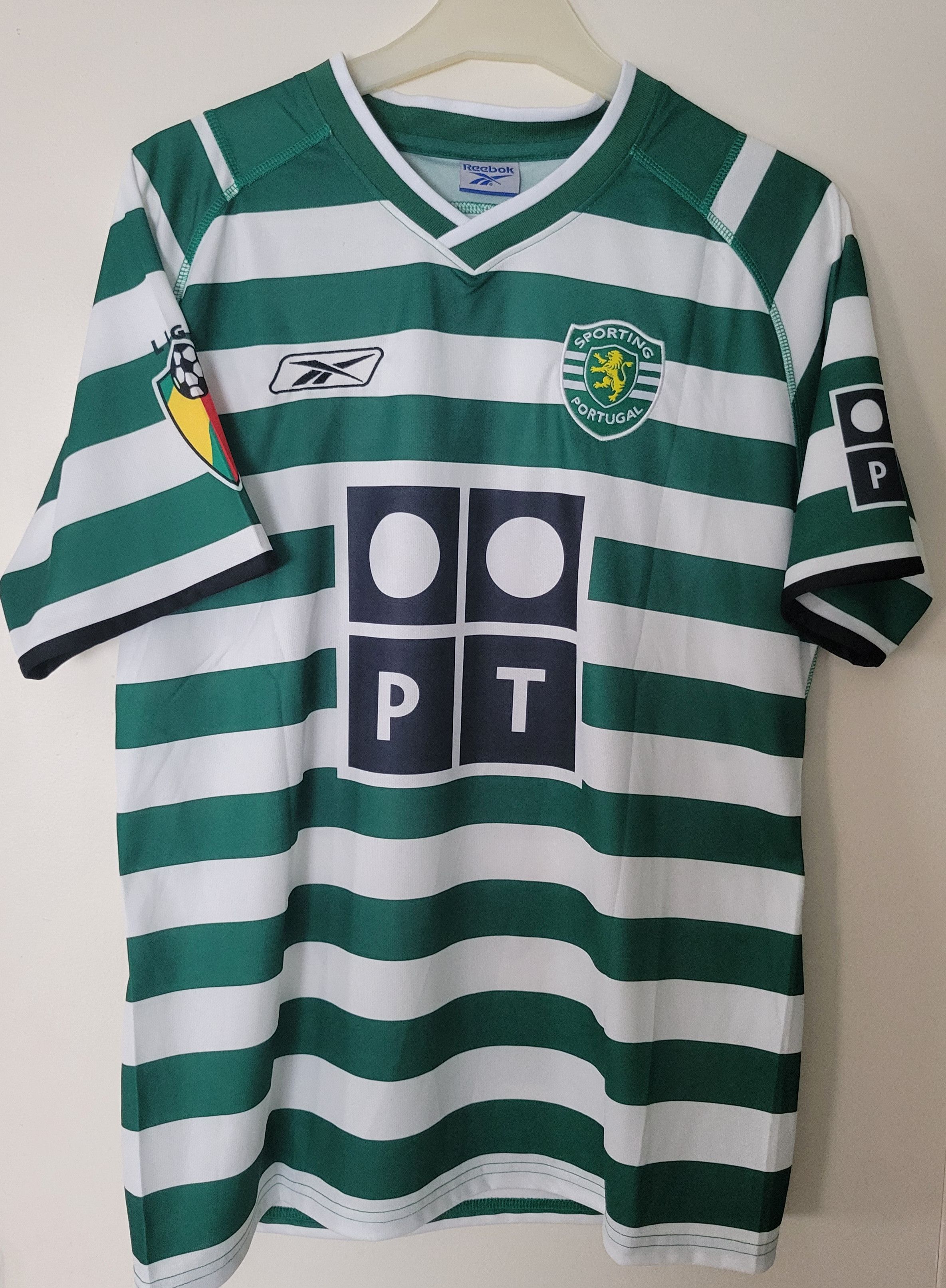 Other C.Ronaldo Sporting Lissabon 28 Fußball Trikot Jersey retro Size US L / EU 52-54 / 3 - 2 Thumbnail