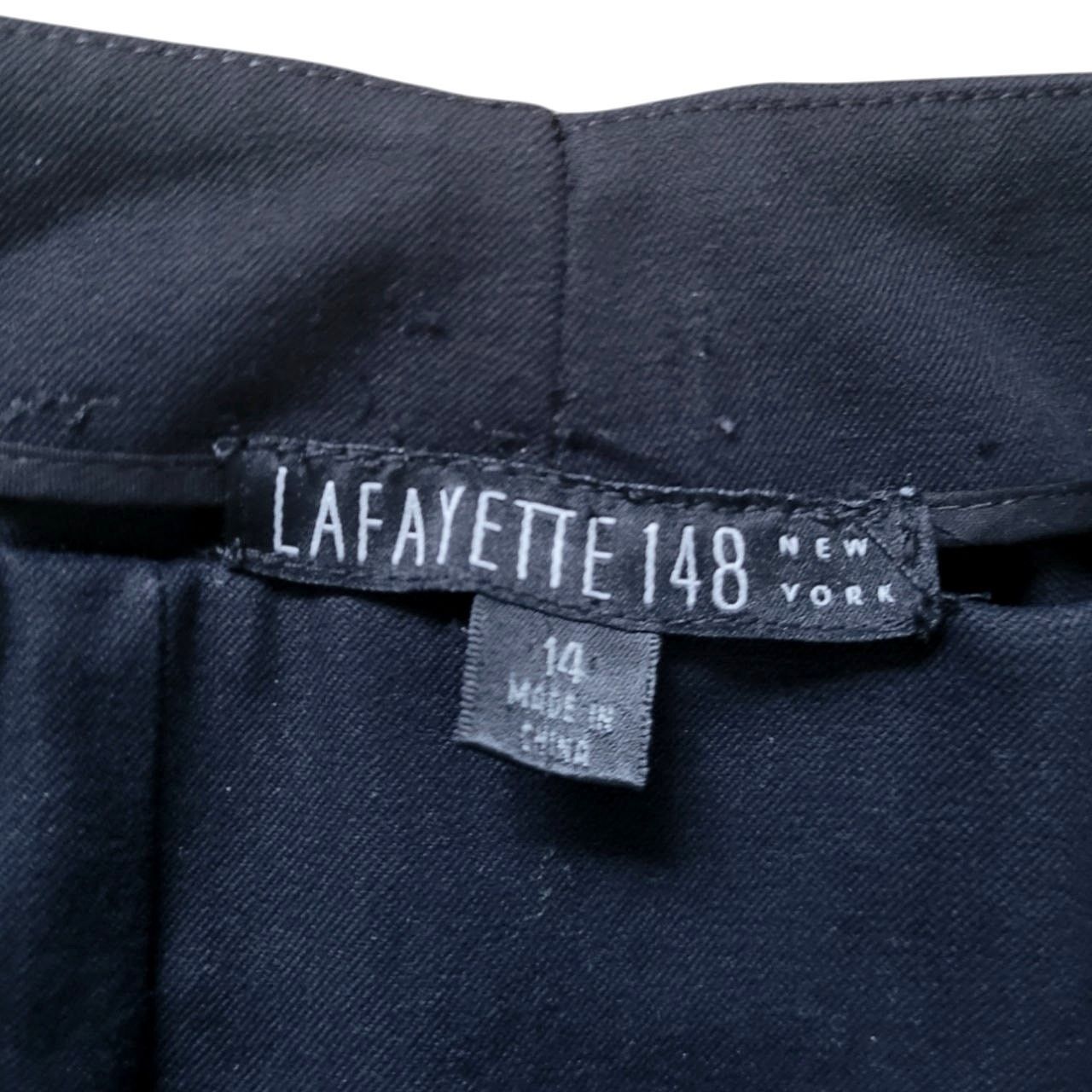Lafayette 148 Lafayette 148 Navy Blue/Black Pants | Size 14 Size 36" / US 14 / IT 50 - 3 Thumbnail