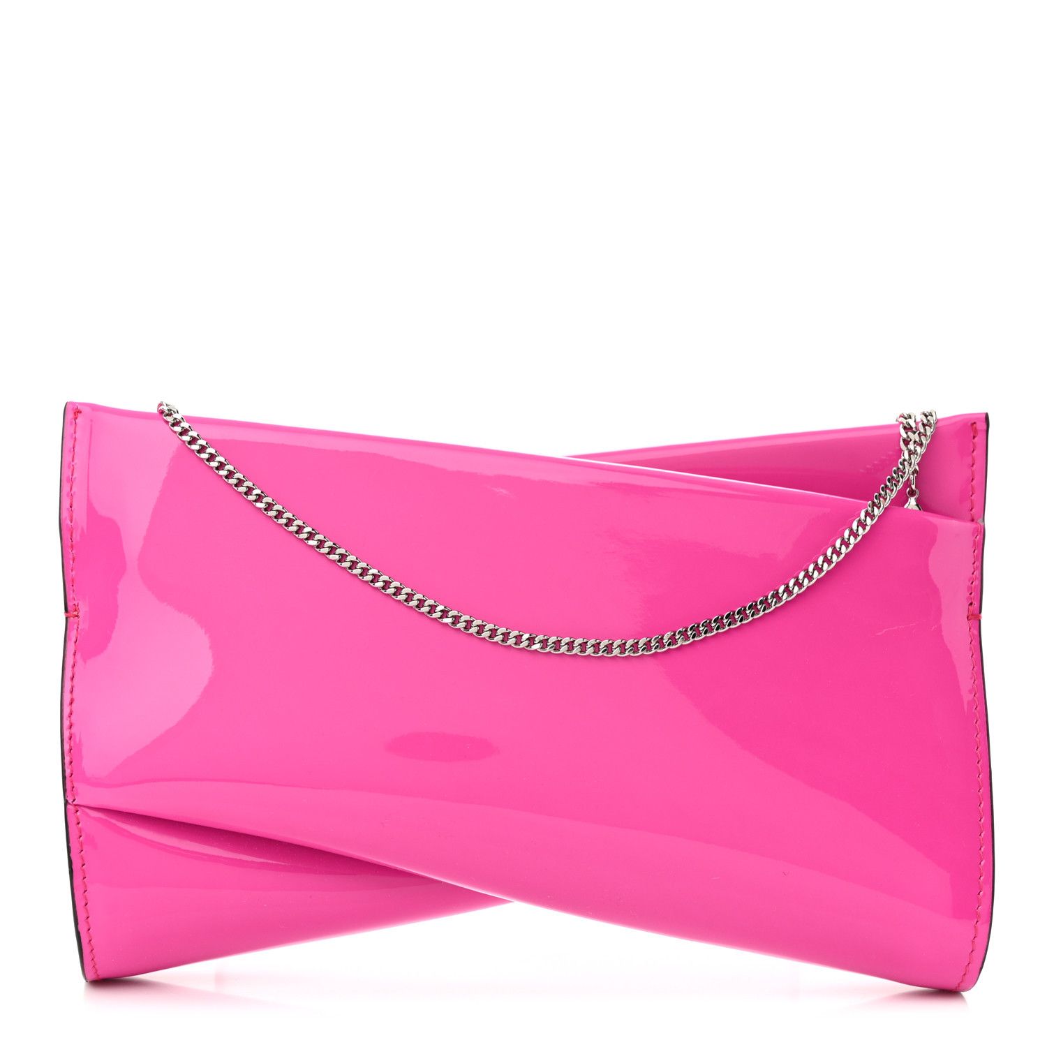 Christian Louboutin o1s1wg111124 Size: OS/ Loubitwist Small Clutch in Pink Size ONE SIZE - 1 Thumbnail