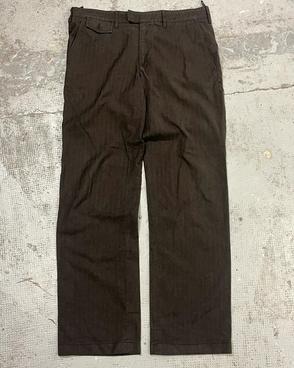 Prada AW2007 Prada Dark Brown Wool Tailored Pants Size US 34 / EU 50 - 1 Thumbnail