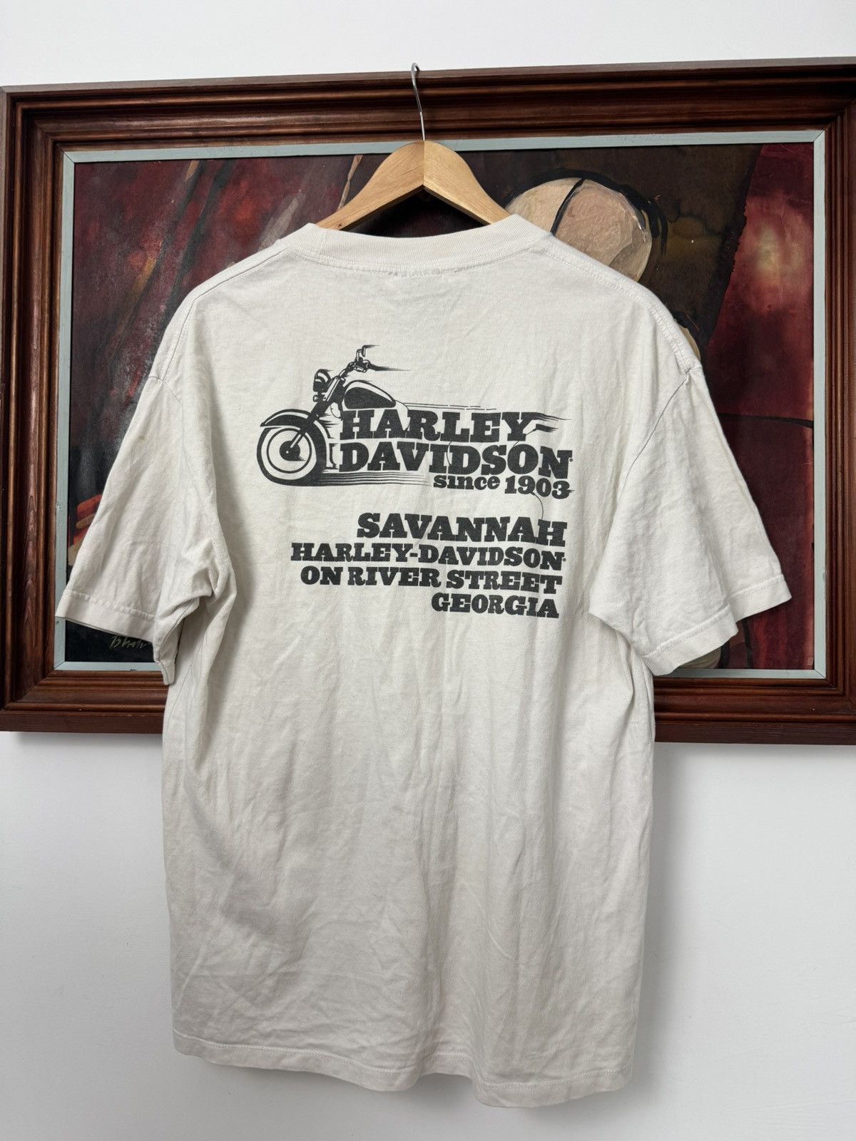 Harley Davidson Harley Davidson Vintage Y2k Tee Motor Cycles Racing Rare Size US L / EU 52-54 / 3 - 2 Thumbnail