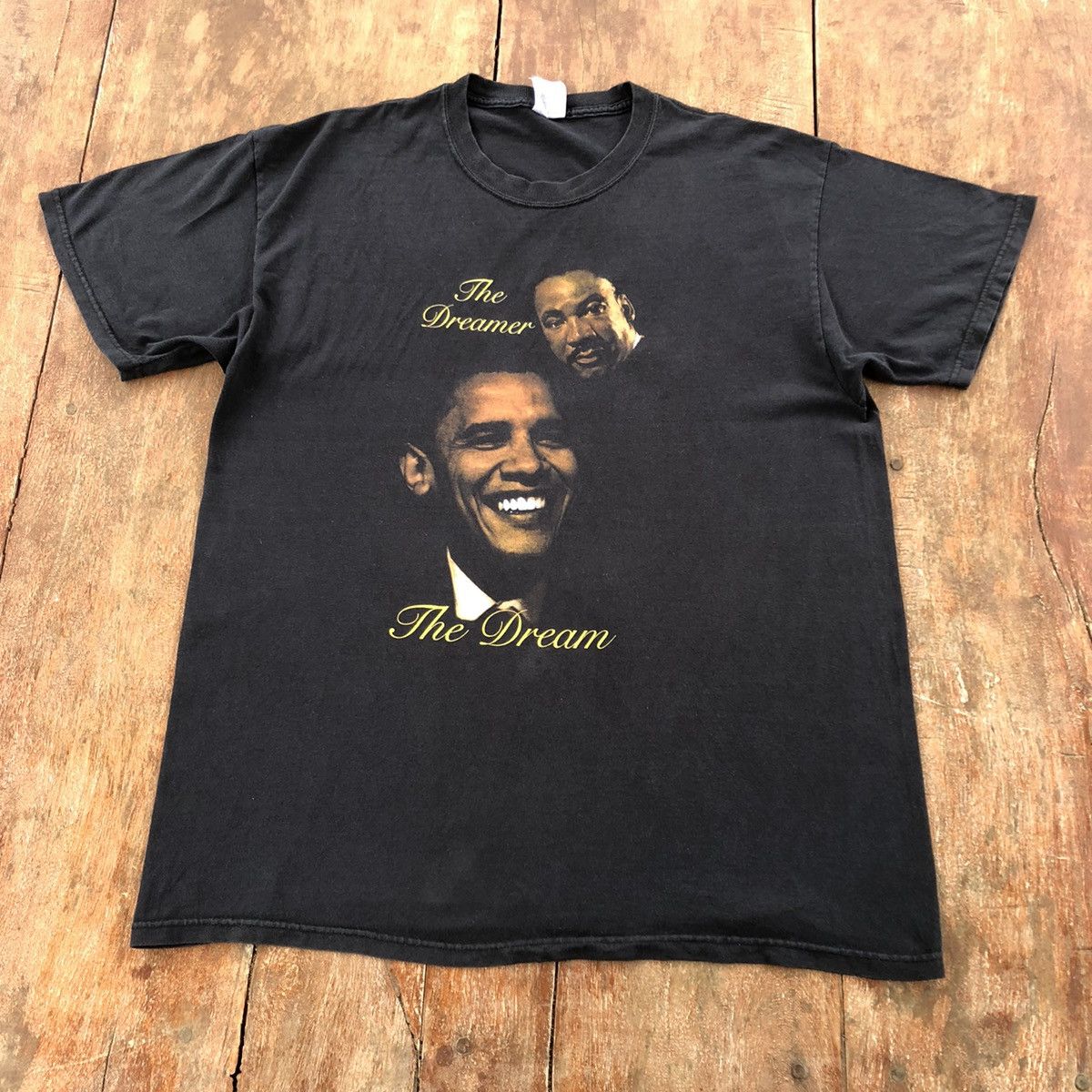 Naked & Famous Vintage Martin Luther King Jr. x Obama Rare Shirt Size US XL / EU 56 / 4 - 2 Thumbnail