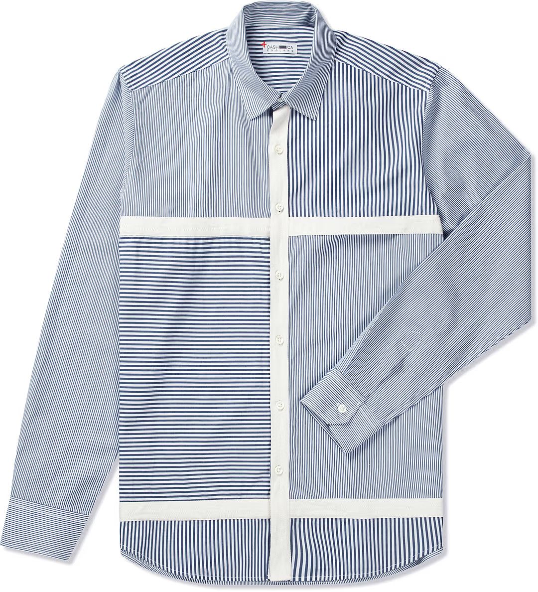 CASH CA Striped Mondrian Shirt Size US XL / EU 56 / 4 - 1 Thumbnail