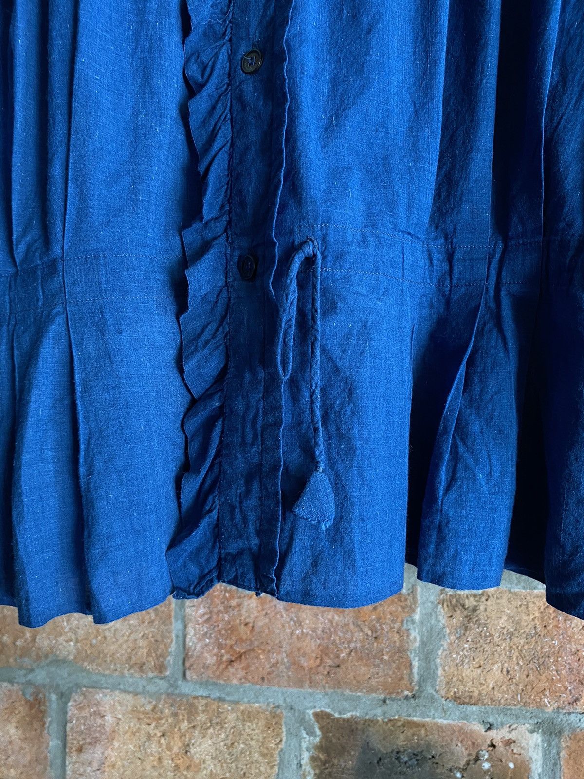 45rpm 45rpm Ruffled indigo Blouse Size XS / US 0-2 / IT 36-38 - 12 Thumbnail