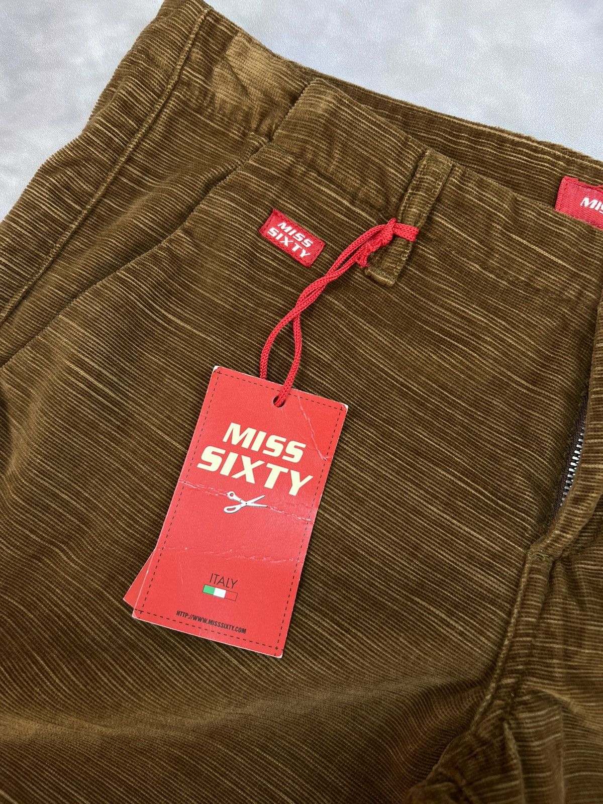 Miss Sixty NWT Miss Sixty Thierry Horizontal Corduroy Flares Sz 30 Y2K Size 30" / US 8 / IT 44 - 7 Thumbnail