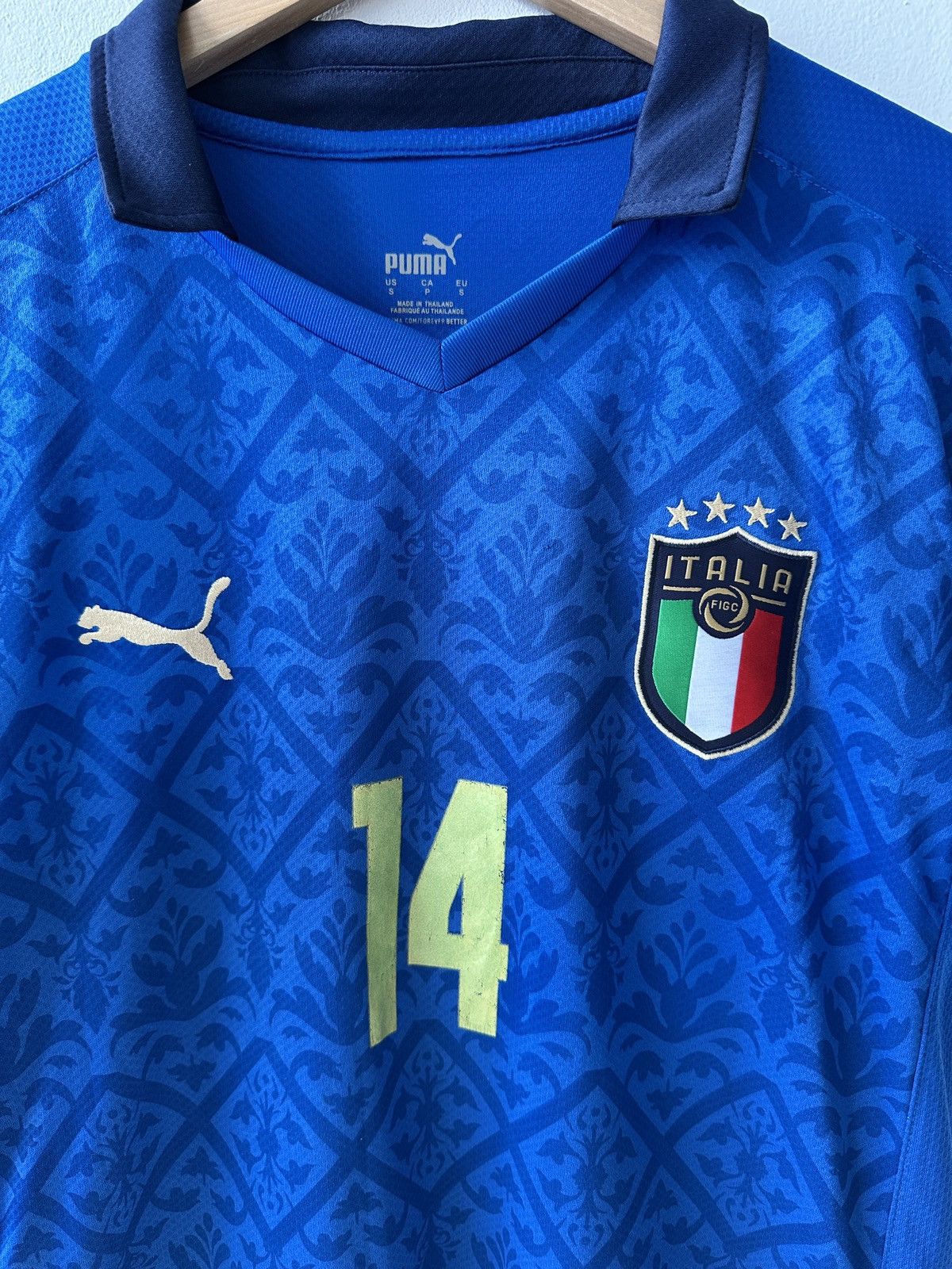 Puma Italy National Team Jersey 2020 Puma #14 Chiesa Size US S / EU 44-46 / 1 - 5 Thumbnail
