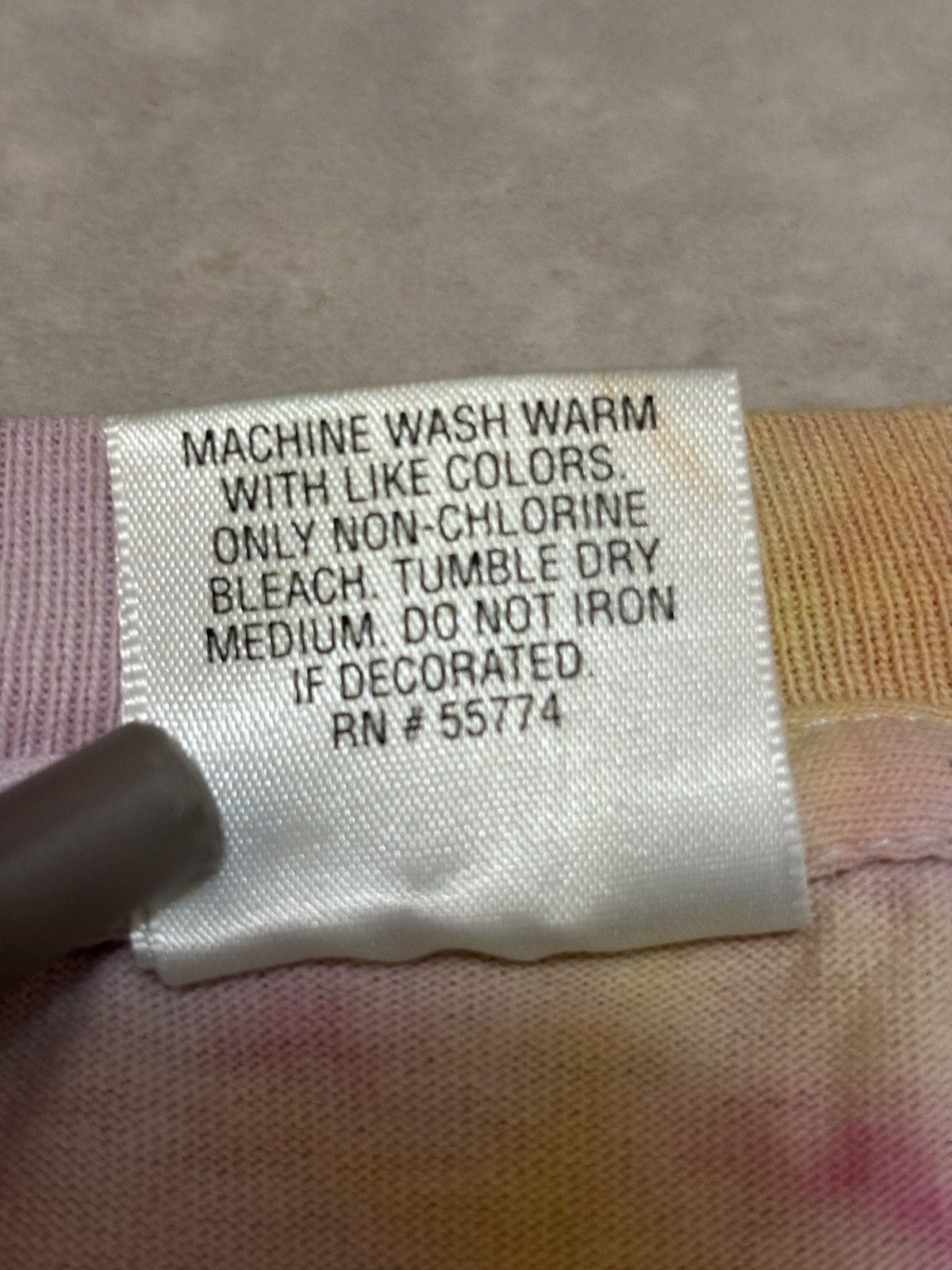 Vintage Rare vintage 90s Dennis Rodman friends & family tie dye tee Size US L / EU 52-54 / 3 - 5 Thumbnail