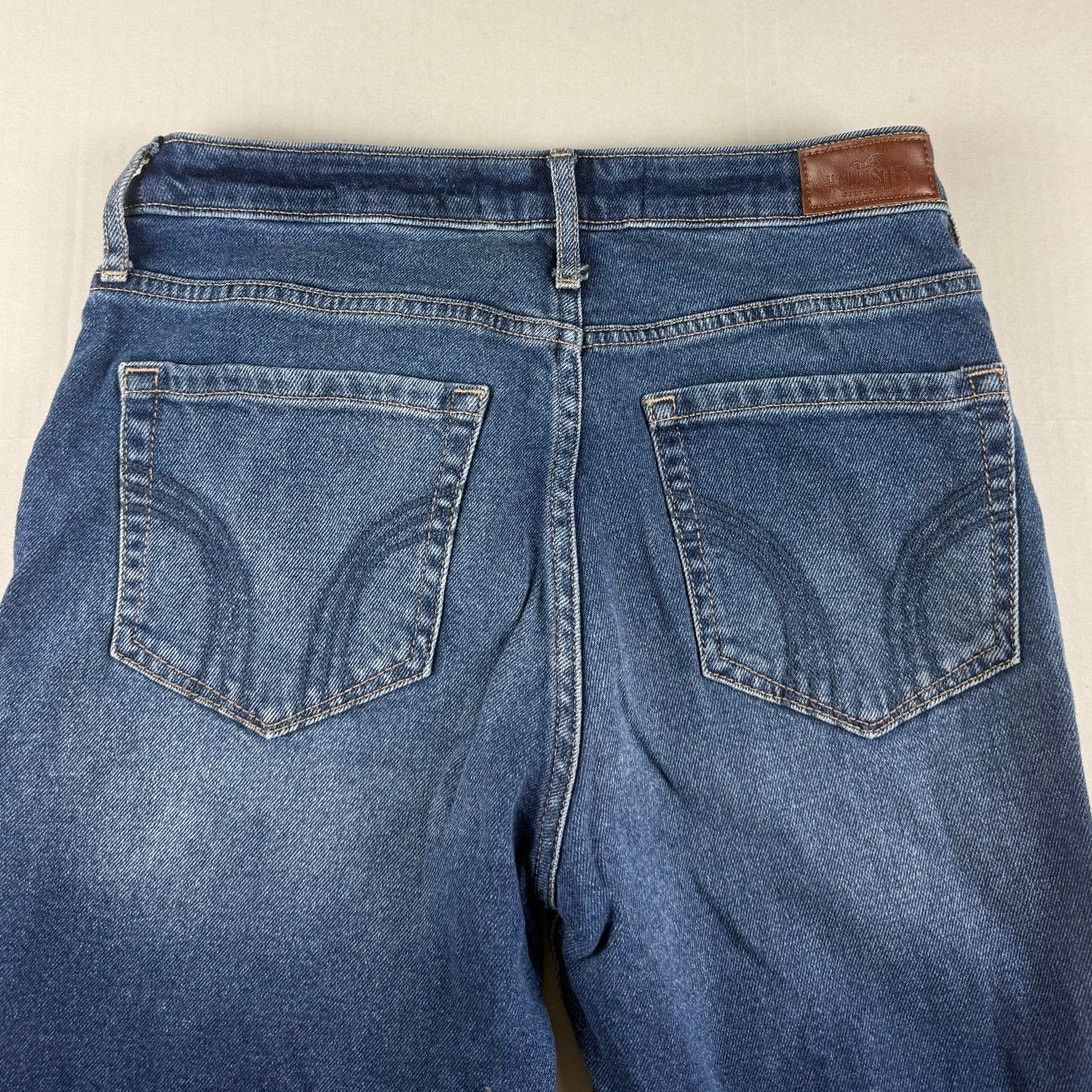 Hollister Hollister Cropped High-Rise Slim Straight Jeans 7S w28 L25 Size 28" / US 6 / IT 42 - 9 Thumbnail
