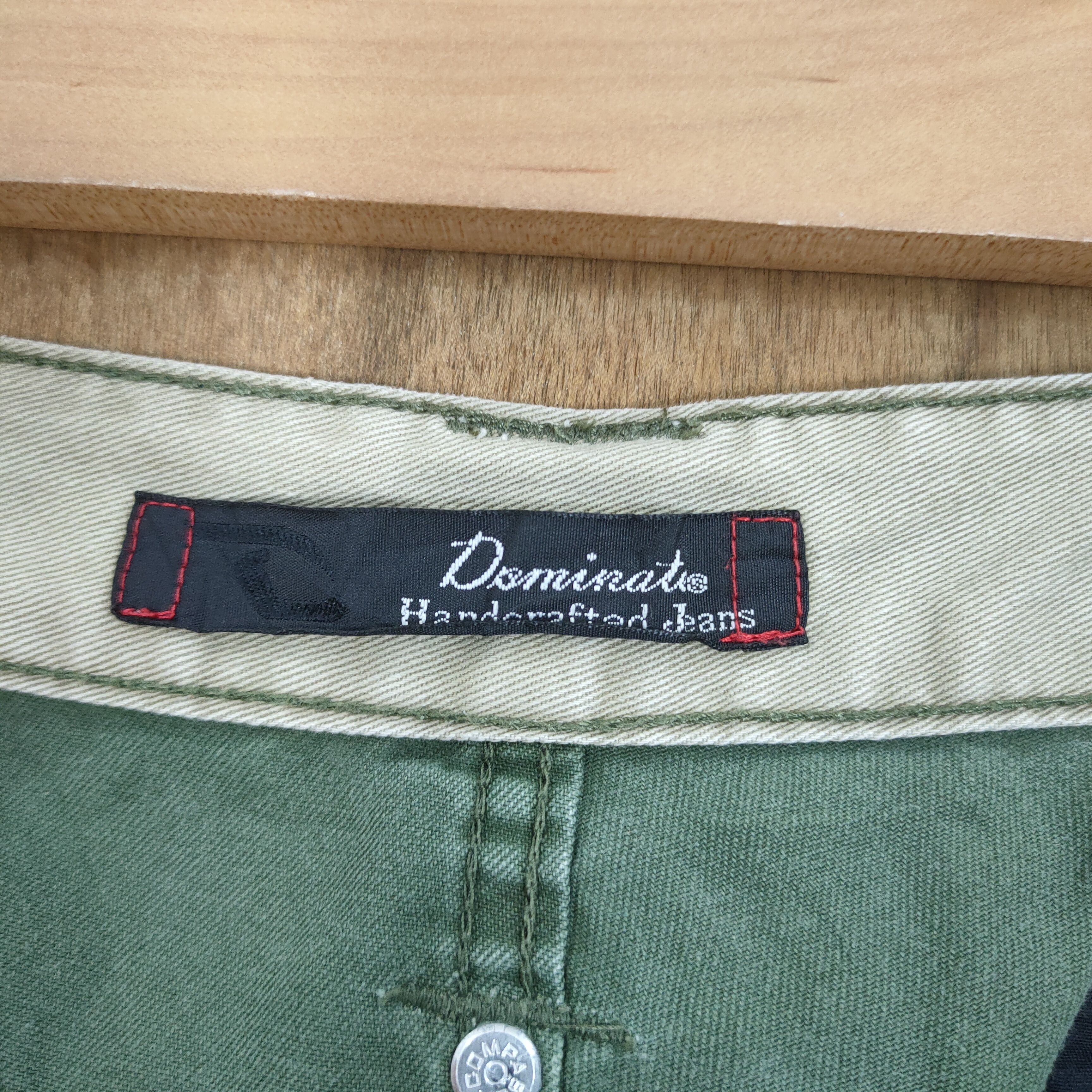Japanese Brand VINTAGE DOMINATED FADED GREEN CARGO PANTS Size US 34 / EU 50 - 12 Thumbnail