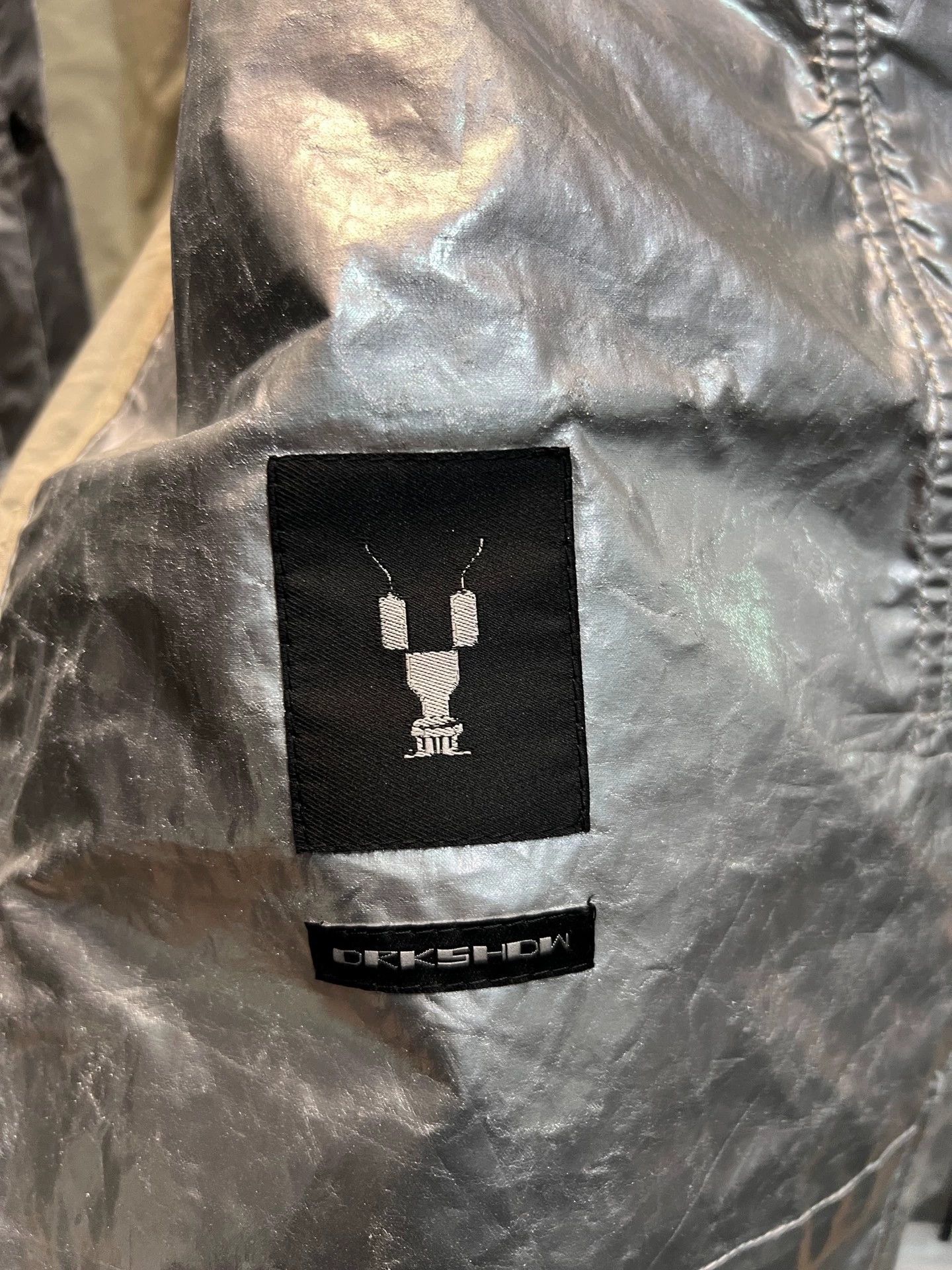 Rick Owens Rick Owens Drkshdw 19ss Metal Silver Shirt Jacket S Size US S / EU 44-46 / 1 - 9 Thumbnail