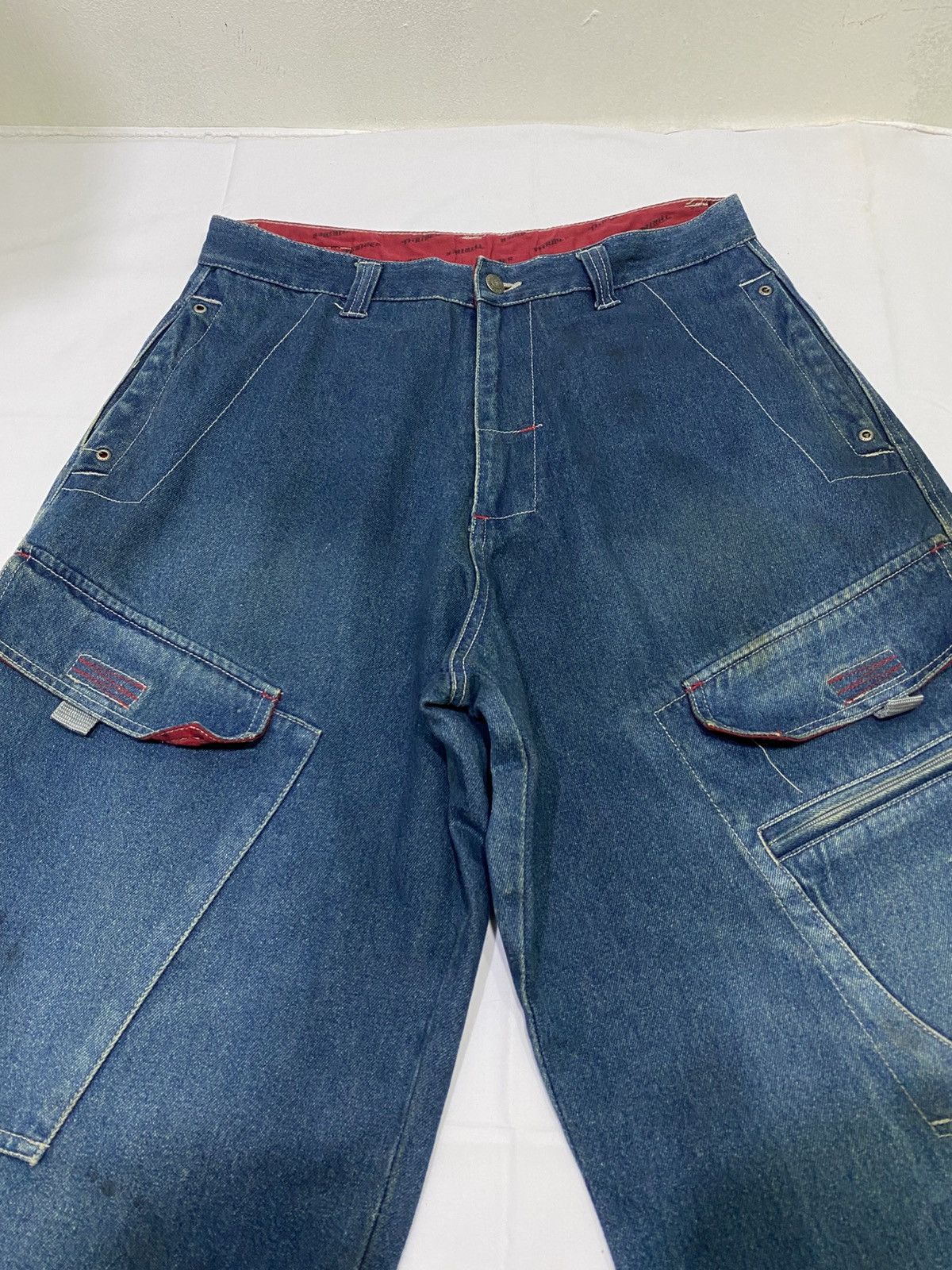JNCO Thriller baggy jeans / hip hop rap Size US 33 - 7 Thumbnail