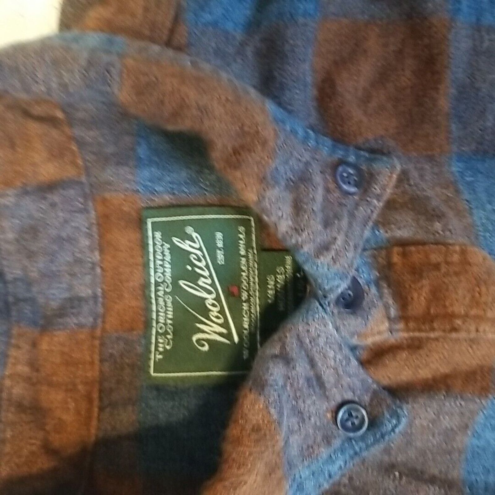 Woolrich Woolen Mills Woolrich Red Blue Plaid Long Sleeve Buttonup Shirt Sz L Size US L / EU 52-54 / 3 - 2 Thumbnail