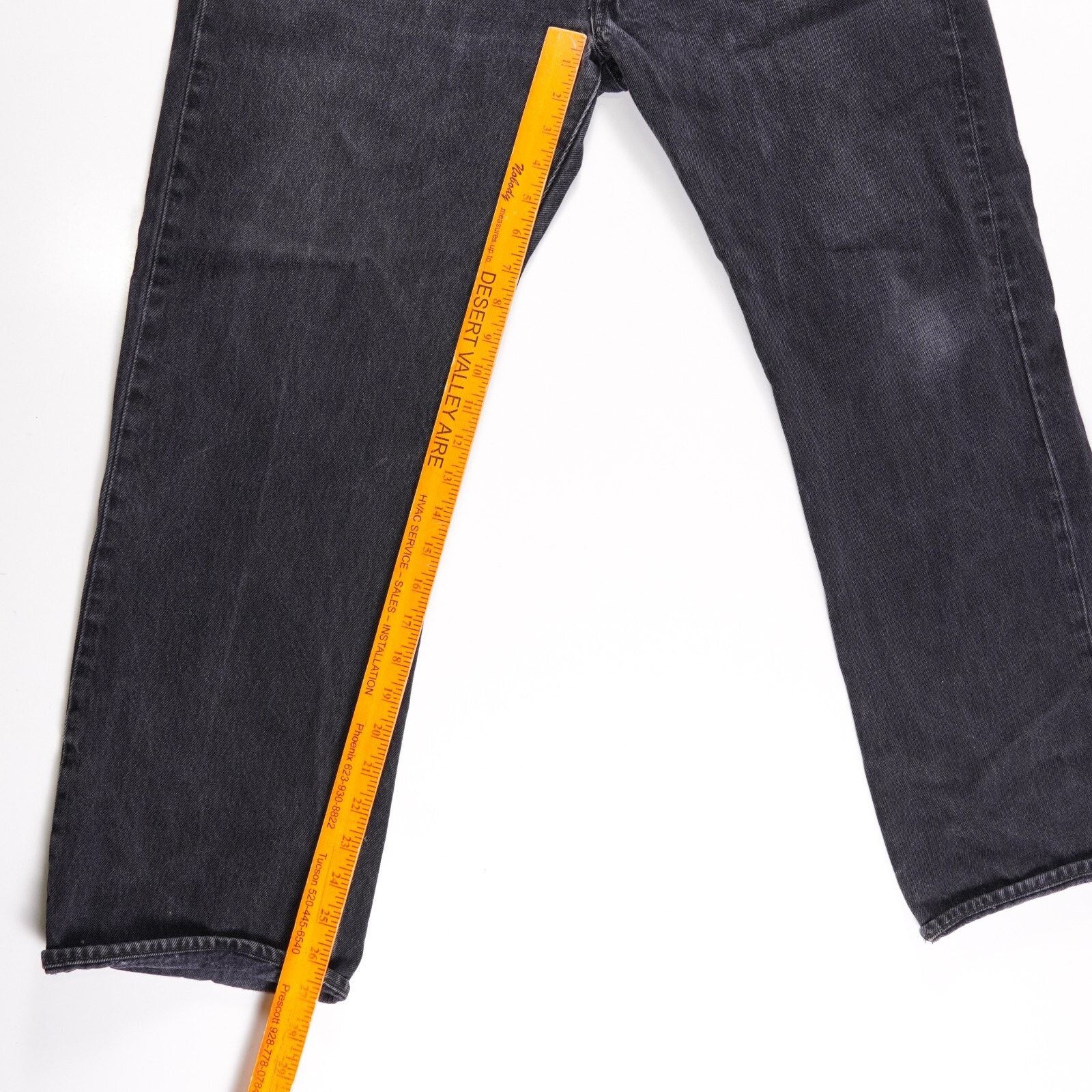 Levi's Levi Strauss 501 Denim Jeans Straight Wide Leg Pants 36x30 Size US 36 / EU 52 - 3 Thumbnail