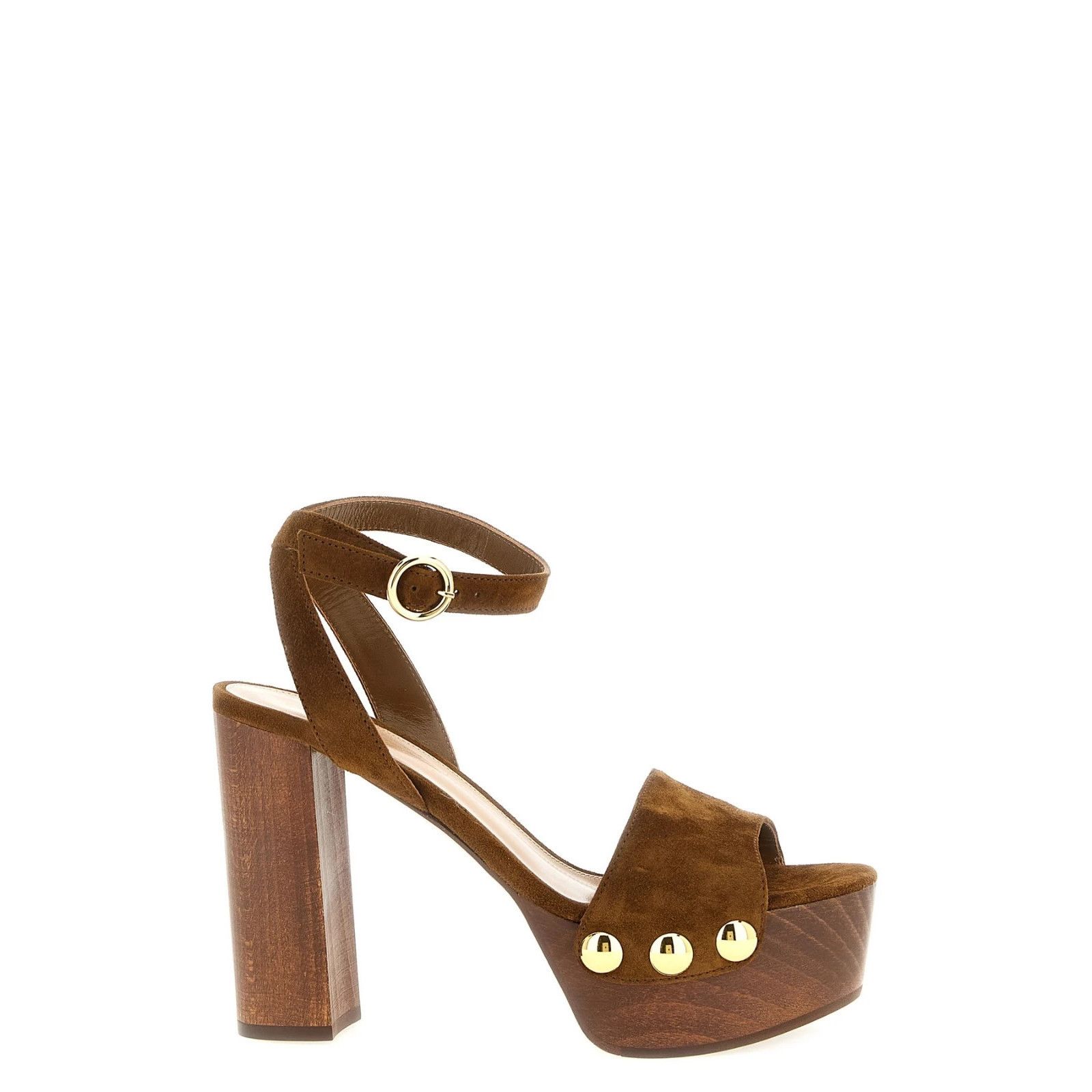 GIANVITO ROSSI Ardea Brown Leather 110mm Sandals New And Aut
