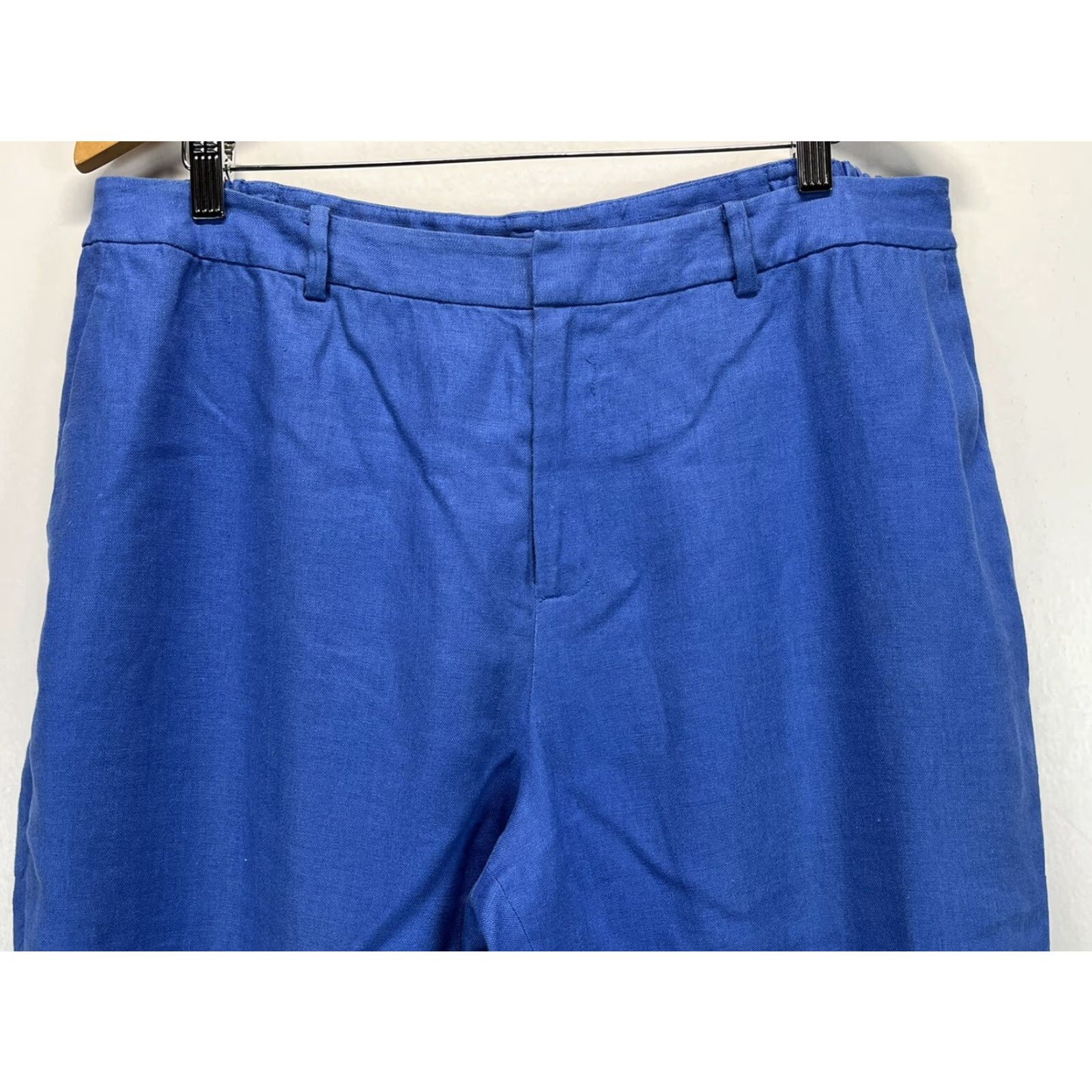 Ralph Lauren Womens Lauren Ralph Lauren LRL Linen Pants Sz 35 X 29 GUC Lined Elastic Sides Size 24" / US 00 / IT 34 - 3 Thumbnail