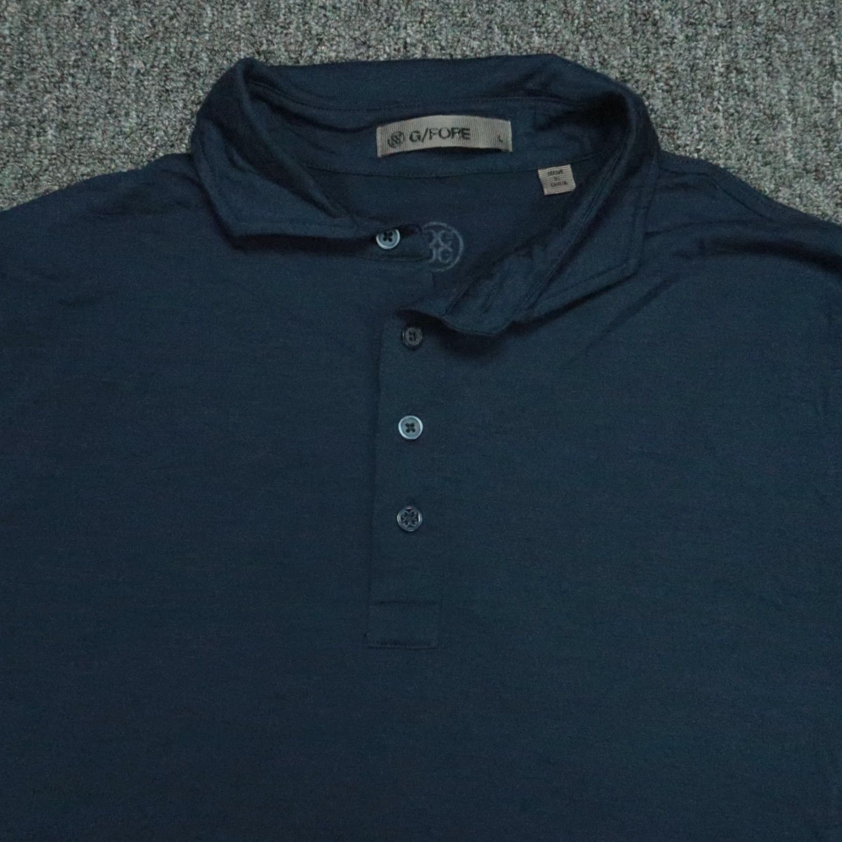 G/FORE G/Fore Shirt Mens Large Blue Performance Golf Polo Short Sleeve Lightweight Shirt Size US L / EU 52-54 / 3 - 2 Thumbnail
