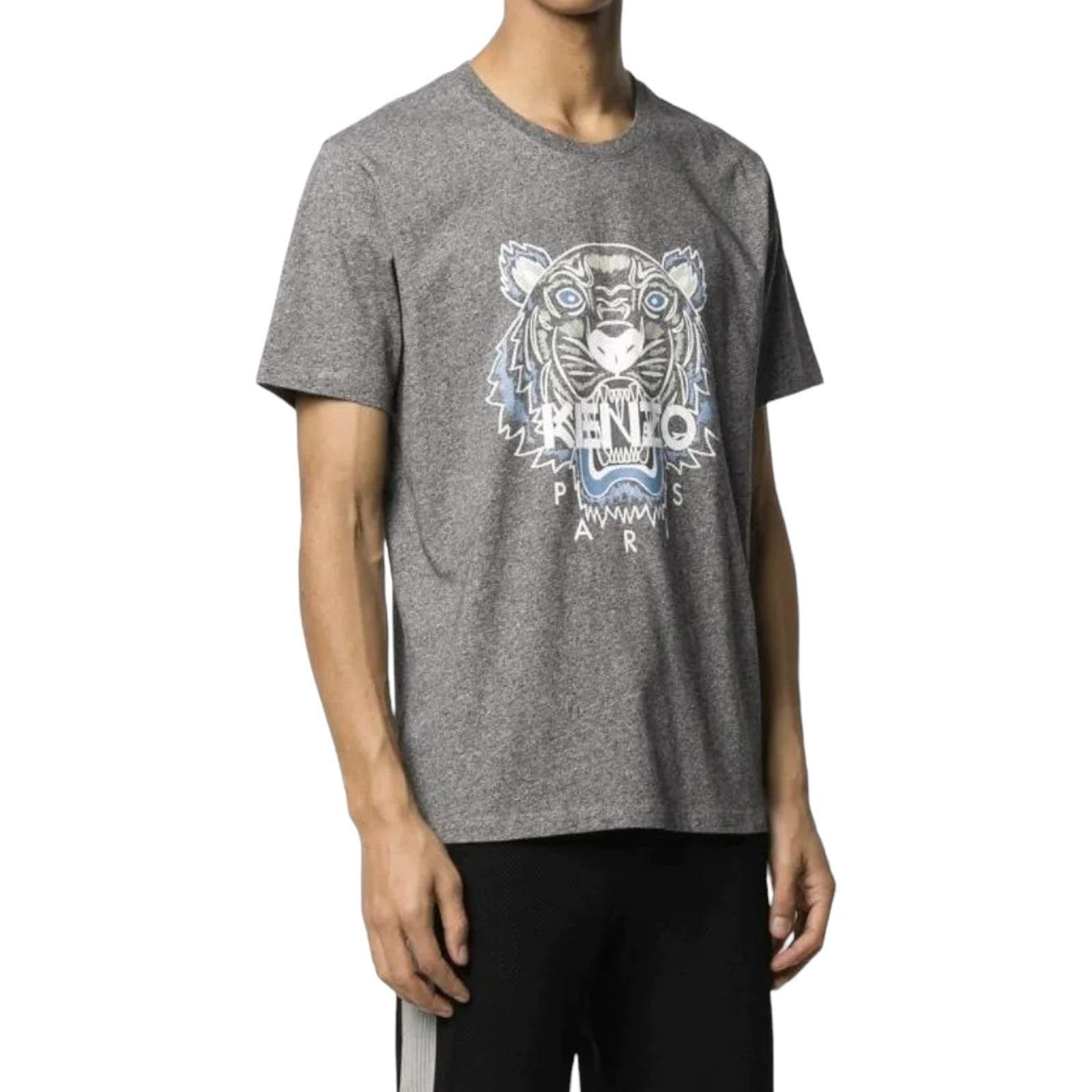 Kenzo Classic Tiger Head T-Shirt Gray Size US L / EU 52-54 / 3 - 2 Thumbnail