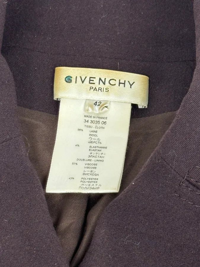 Givenchy 2000s Givenchy Mauve Purple Asymmetrical Jacket Size M / US 6-8 / IT 42-44 - 11 Thumbnail