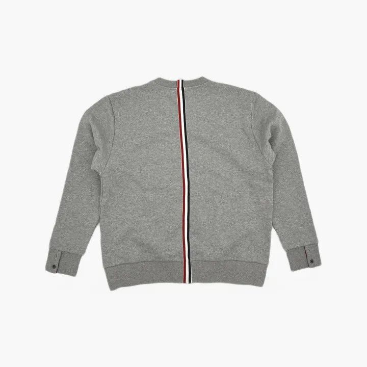 Thom Browne Thom Browne Gray Long Sleeve Sweatshirt -2507 Size US M / EU 48-50 / 2 - 1 Thumbnail