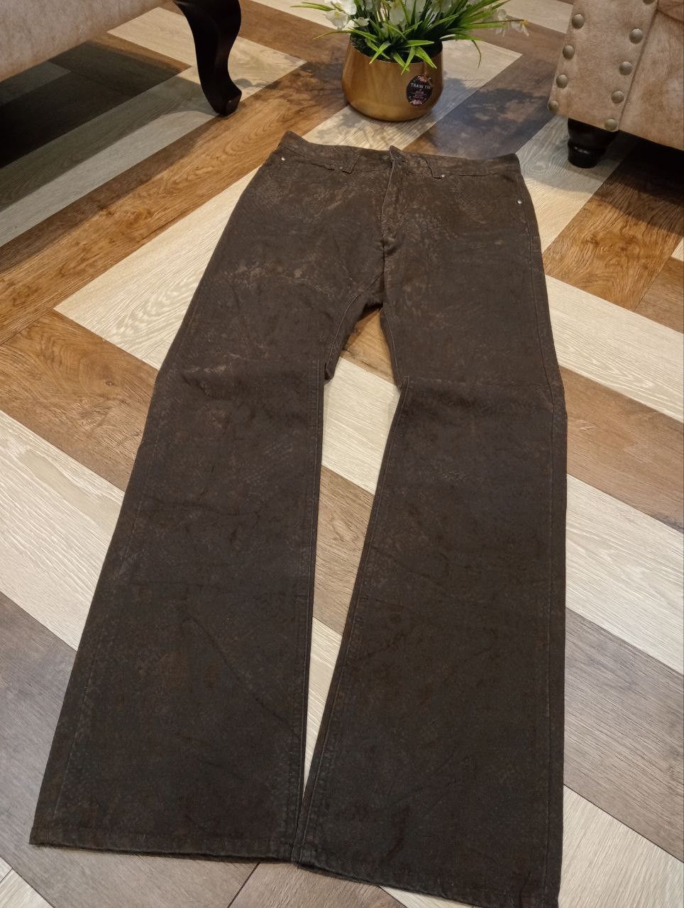 If Six Was Nine PAZZO DENIM STORE JAPAN SNAKE DESIGN JEANS SIZE S Size US 31 - 3 Thumbnail