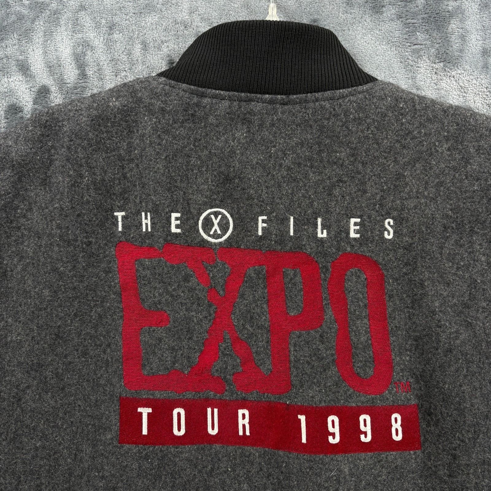 Other The X Files Expo Tour 1998 Varsity Jacket Size Large Wool Le Size US L / EU 52-54 / 3 - 4 Thumbnail
