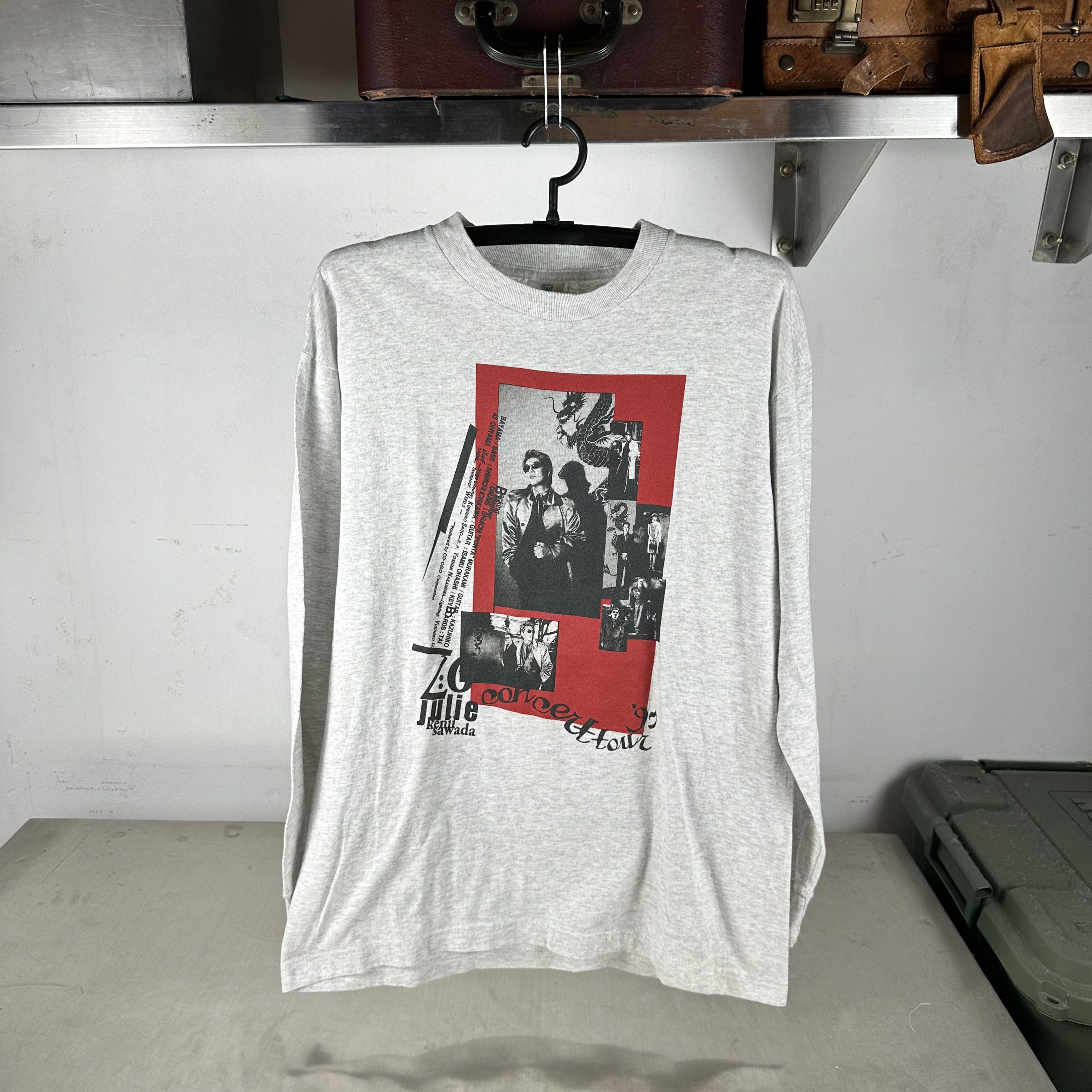 Vintage 1997 Julie Kenji Sawada Japanese Pop-Rock Tour T-Shirt Size US M / EU 48-50 / 2 - 1 Thumbnail