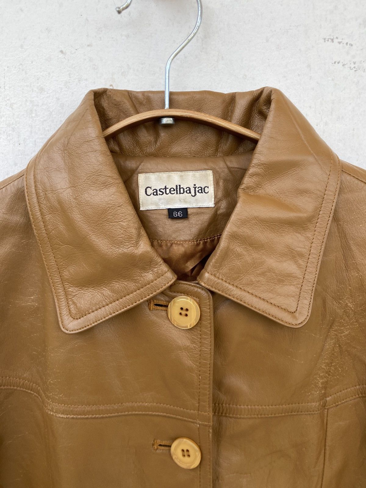 Jean Charles De Castelbajac Castelbajad Leather Blazer Jacket Size M / US 6-8 / IT 42-44 - 5 Thumbnail