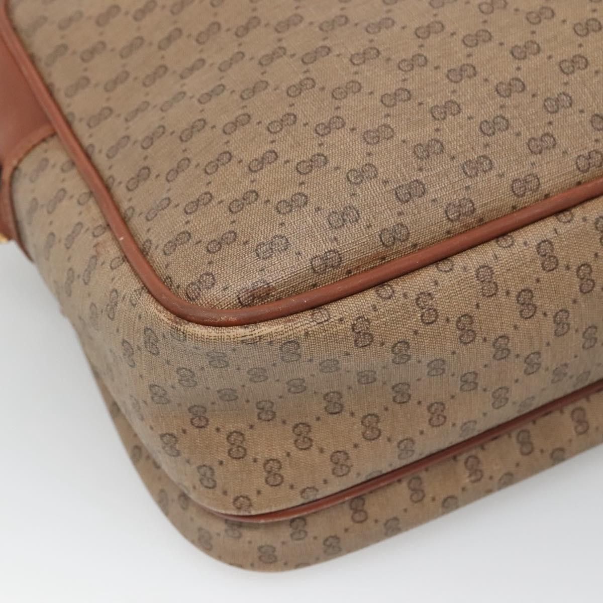 Gucci GUCCI Micro GG Supreme Shoulder Bag Pvc Beige Gold 001 115 Size ONE SIZE - 13 Thumbnail