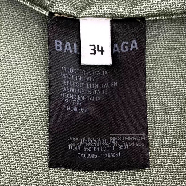 Balenciaga Balenciaga Brown Back Logo Letter Print Hooded Drawstring Size XXS / US 00 / IT 34 - 6 Thumbnail