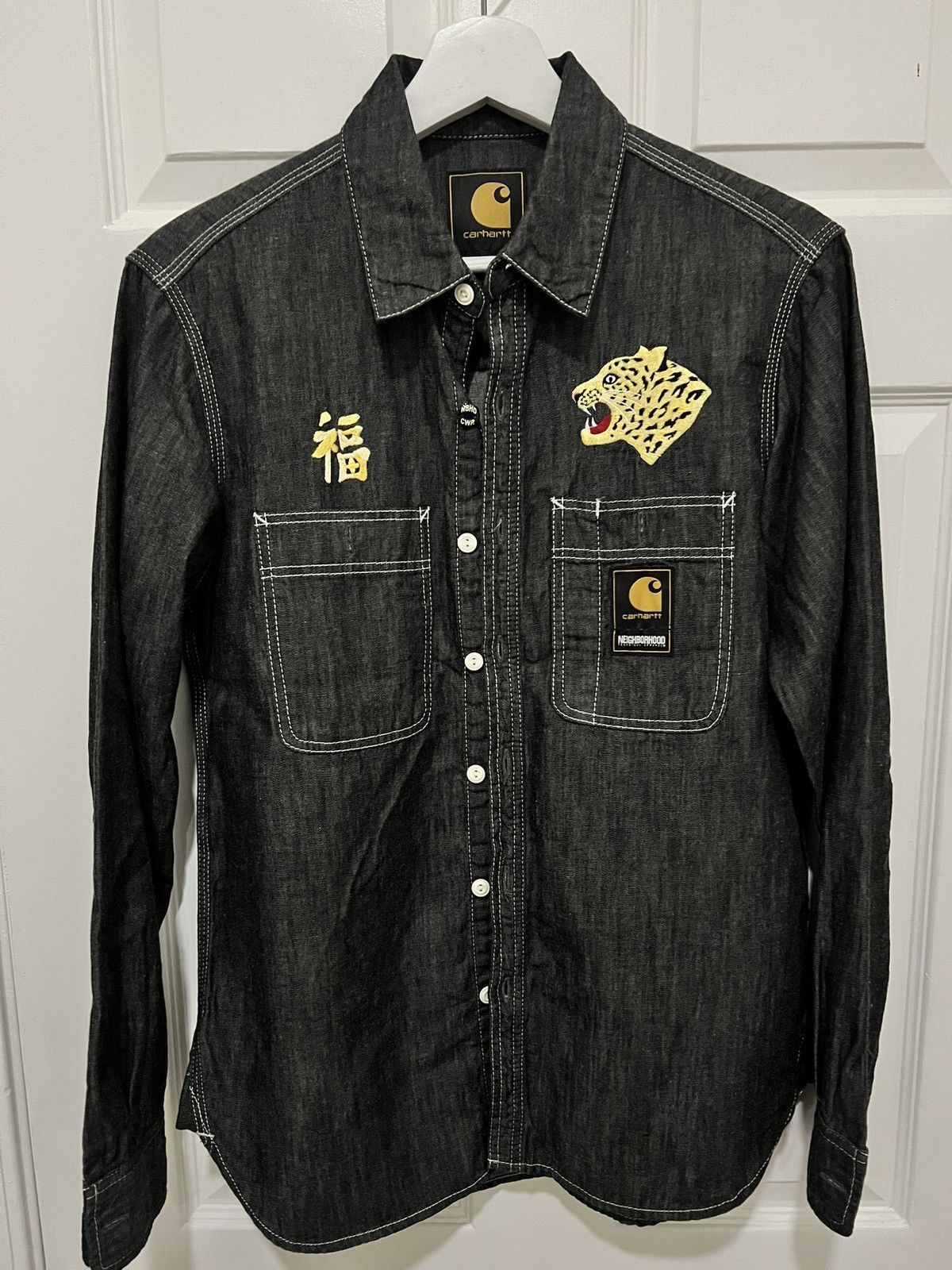 Neighborhood X Carhartt Chambray Shirt S Like New